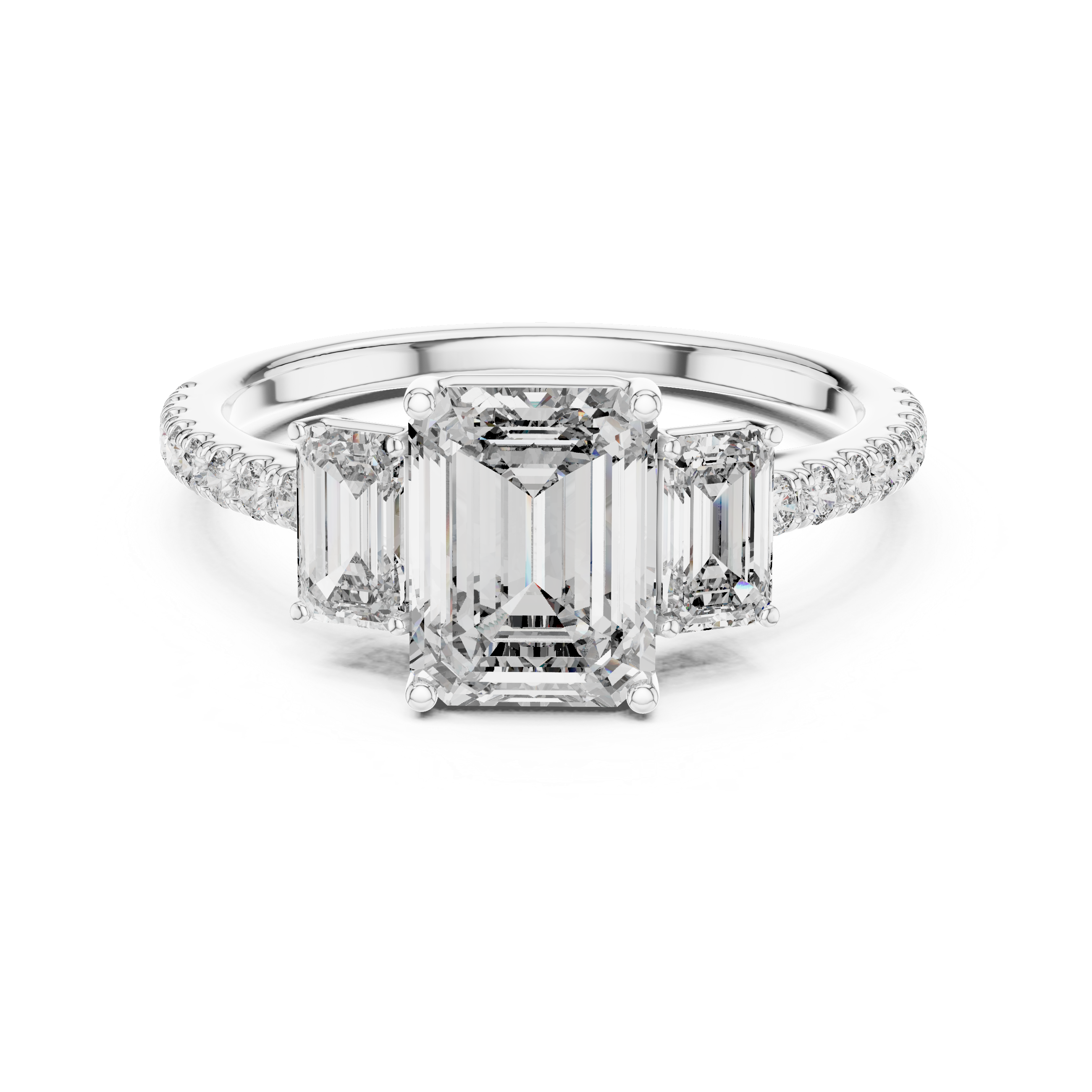 The Emerald Trinity Ring