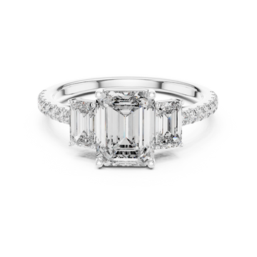 The Emerald Trinity Ring