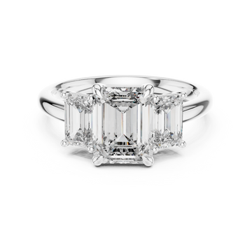 The Emerald Trio Ring
