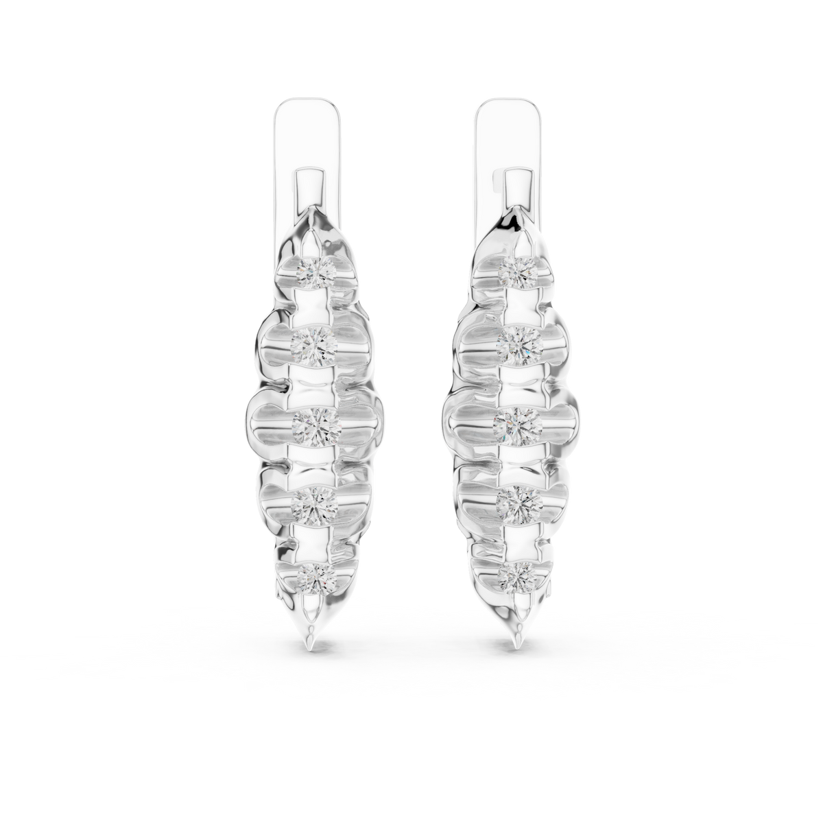 The Pointed Wave Earring