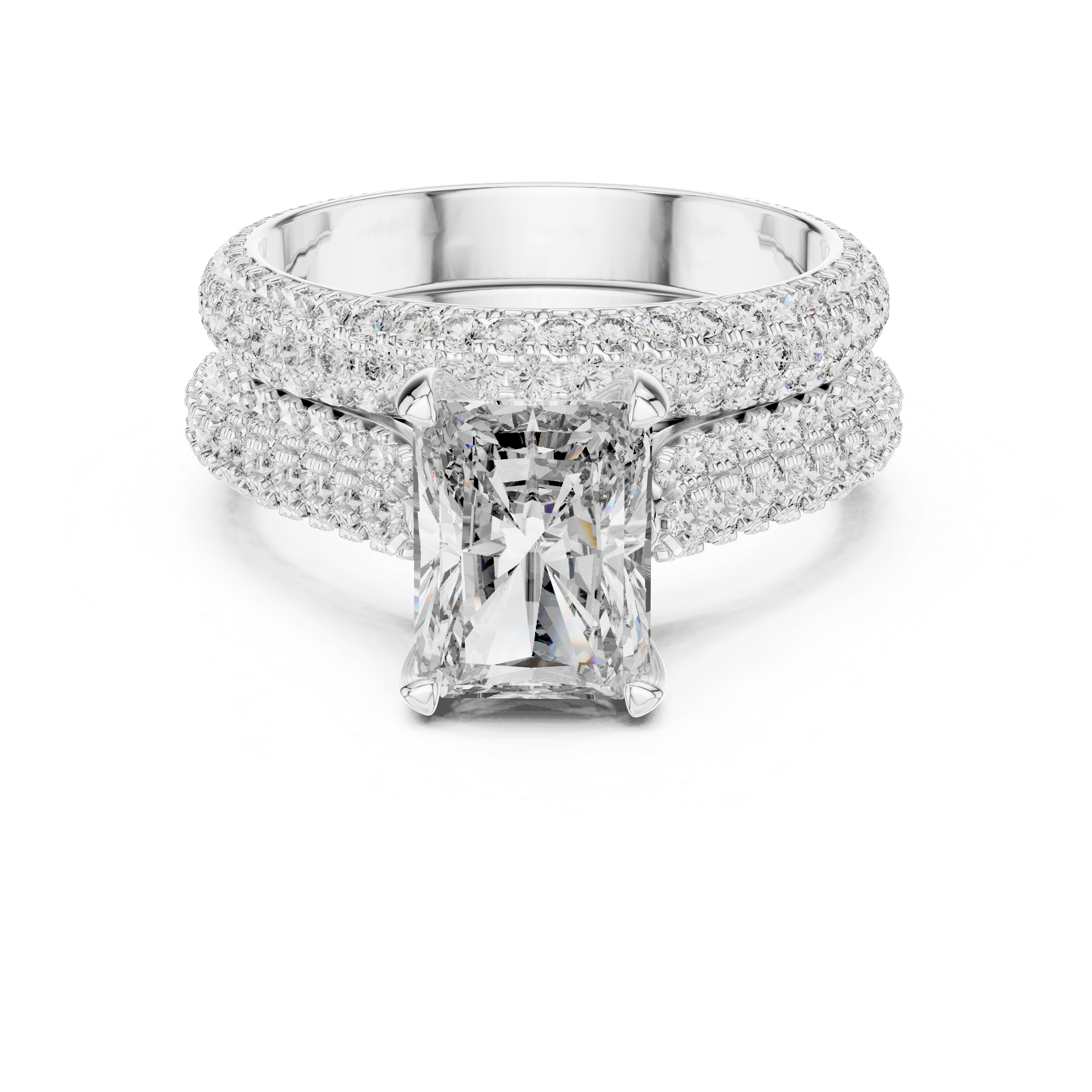 The Radiant Duet Ring