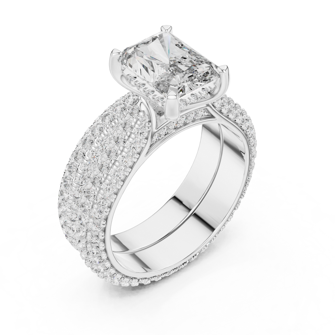 The Radiant Duet Ring