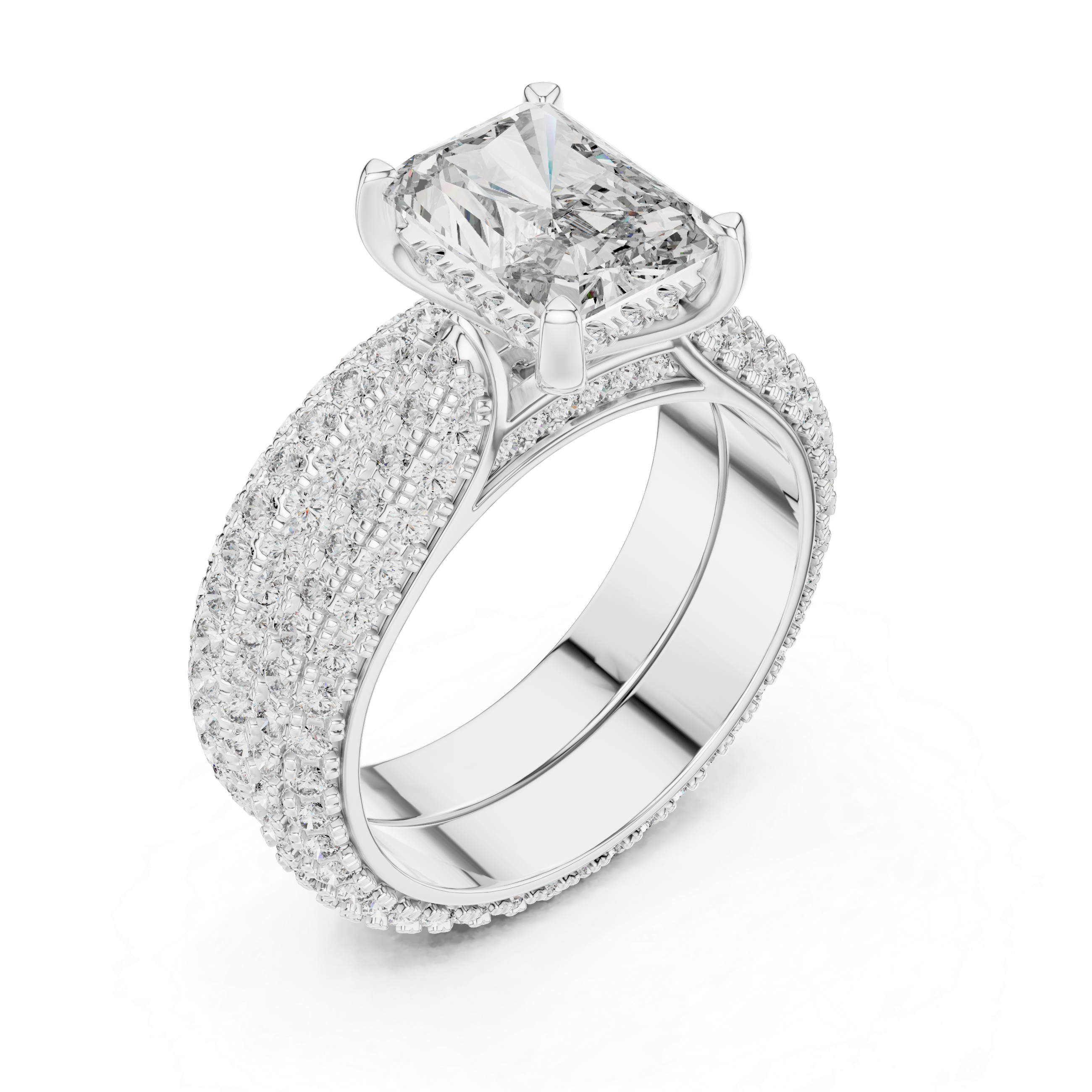 The Radiant Duet Ring