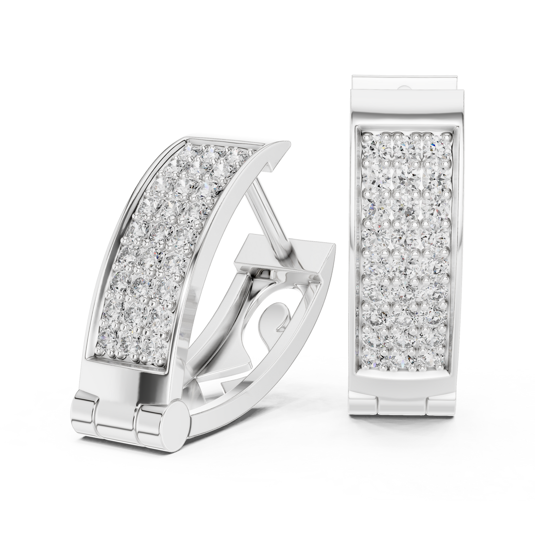 The Luxe Brick Earring