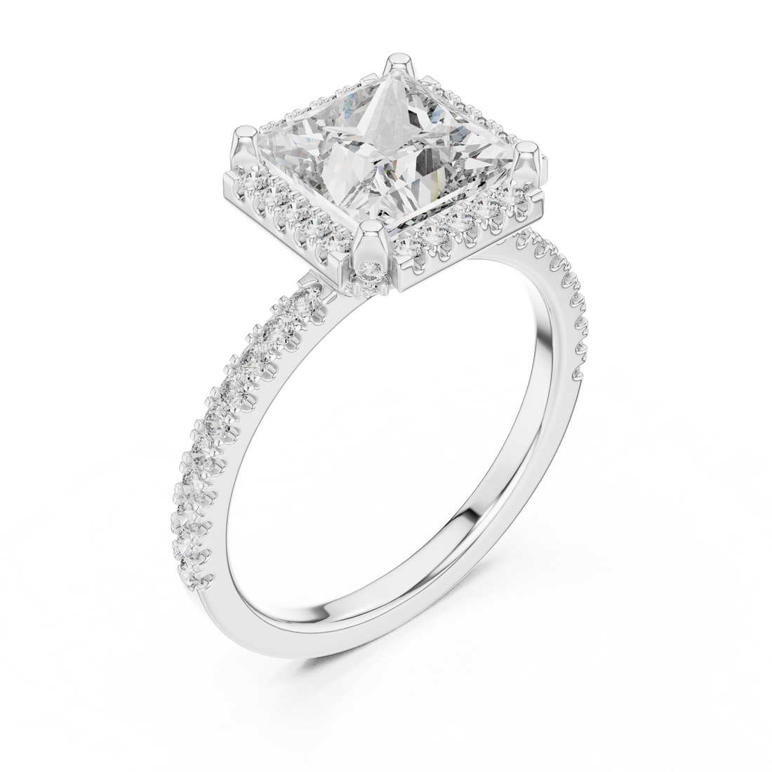 The Princess Halo Ring