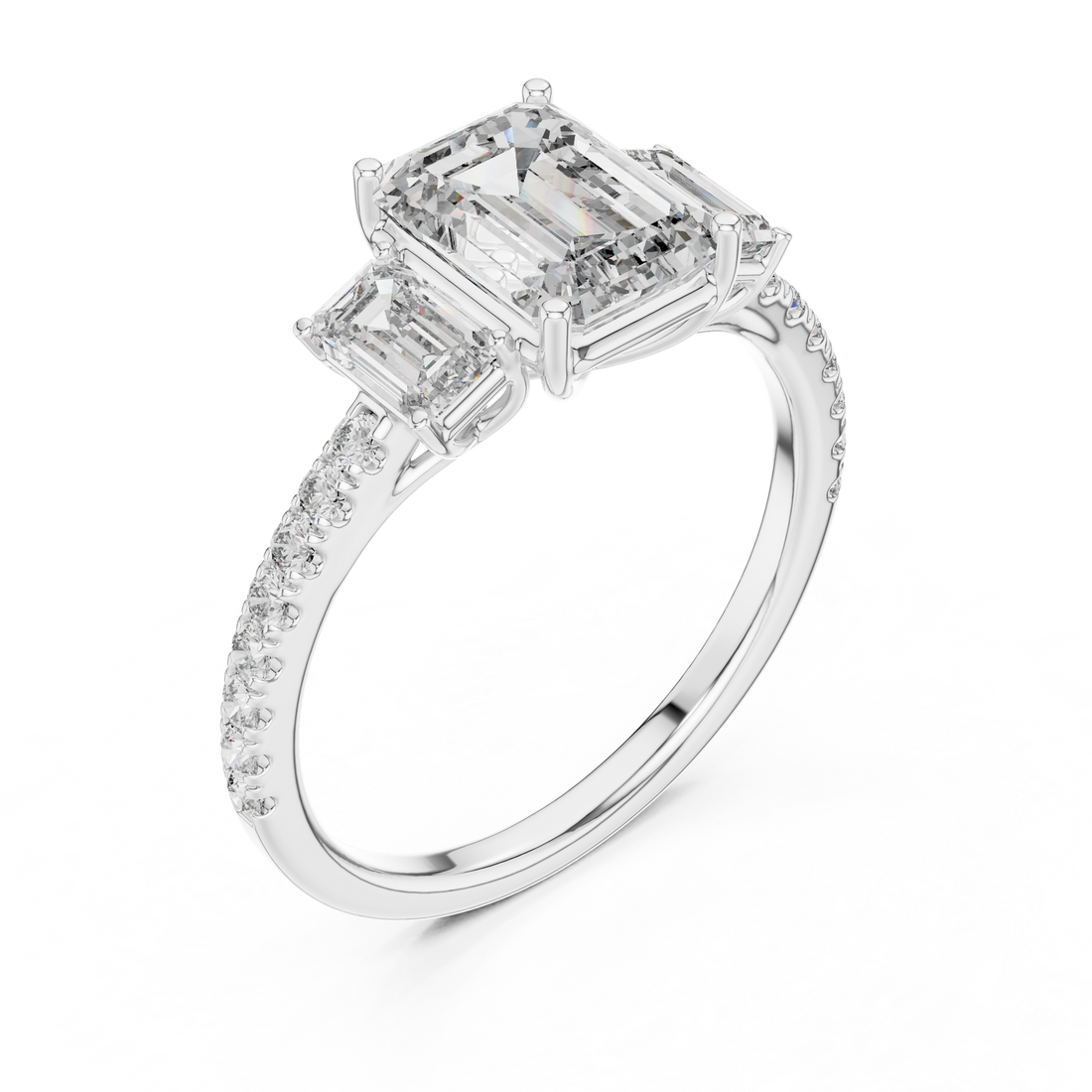 The Emerald Trinity Ring