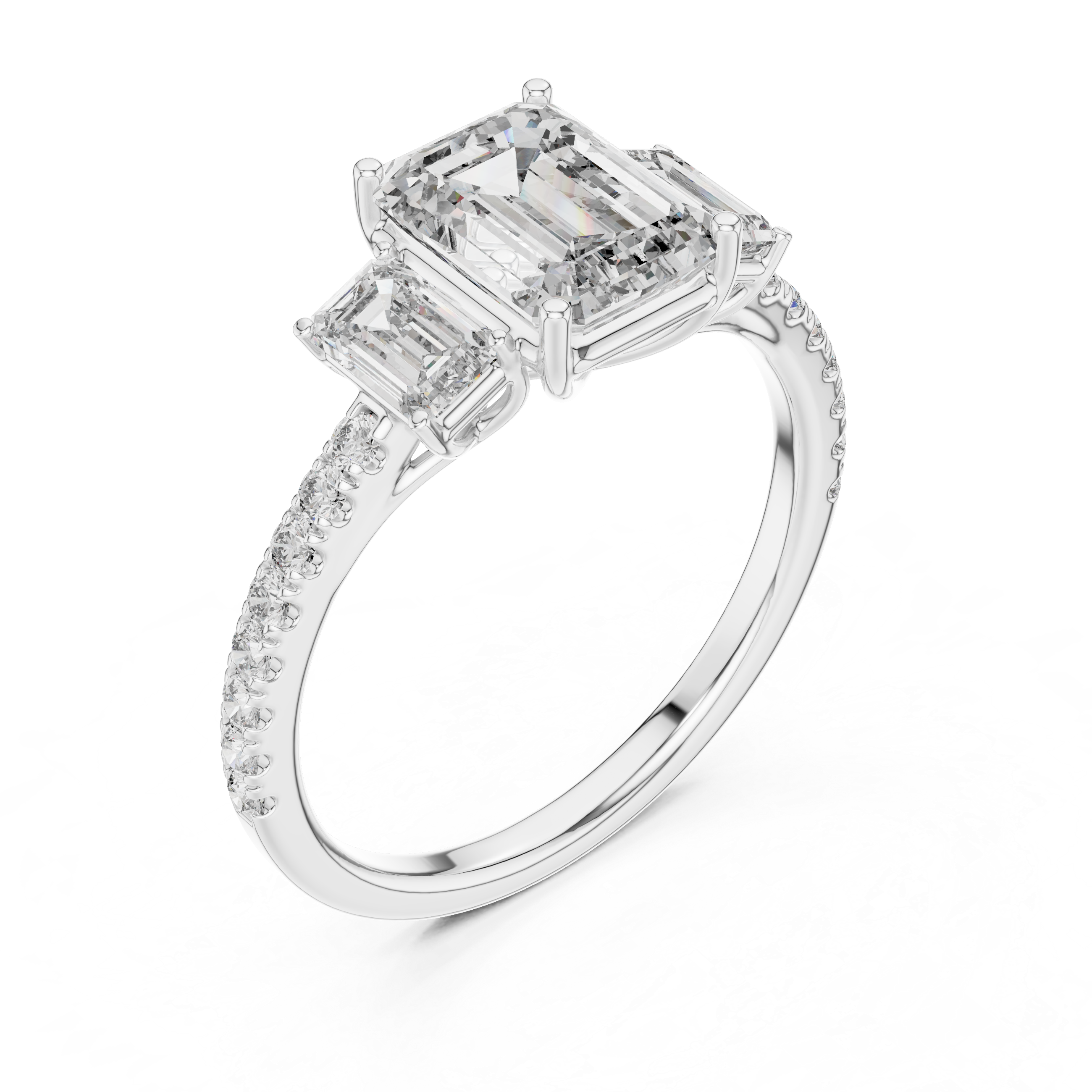 The Emerald Trinity Ring