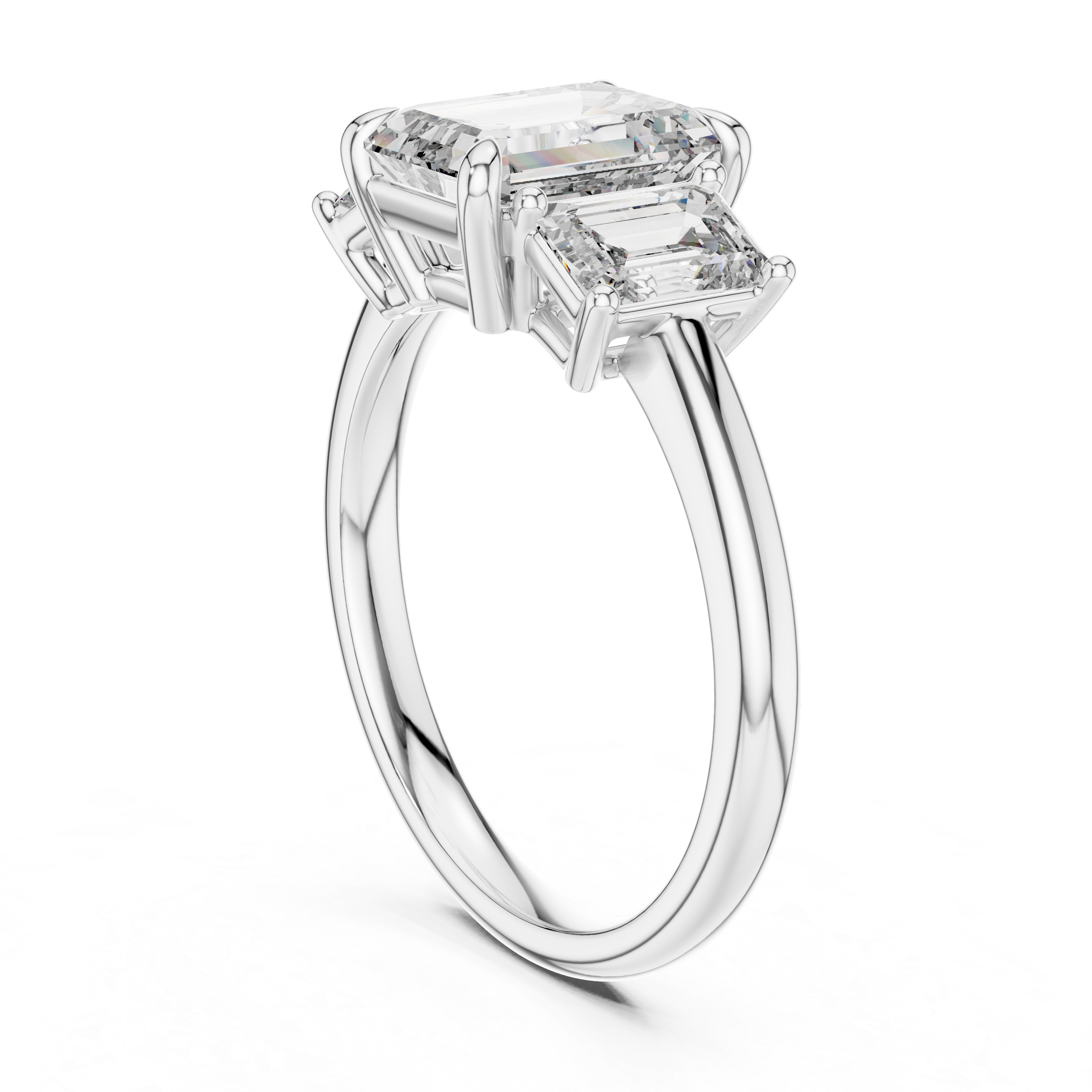 The Emerald Trio Ring