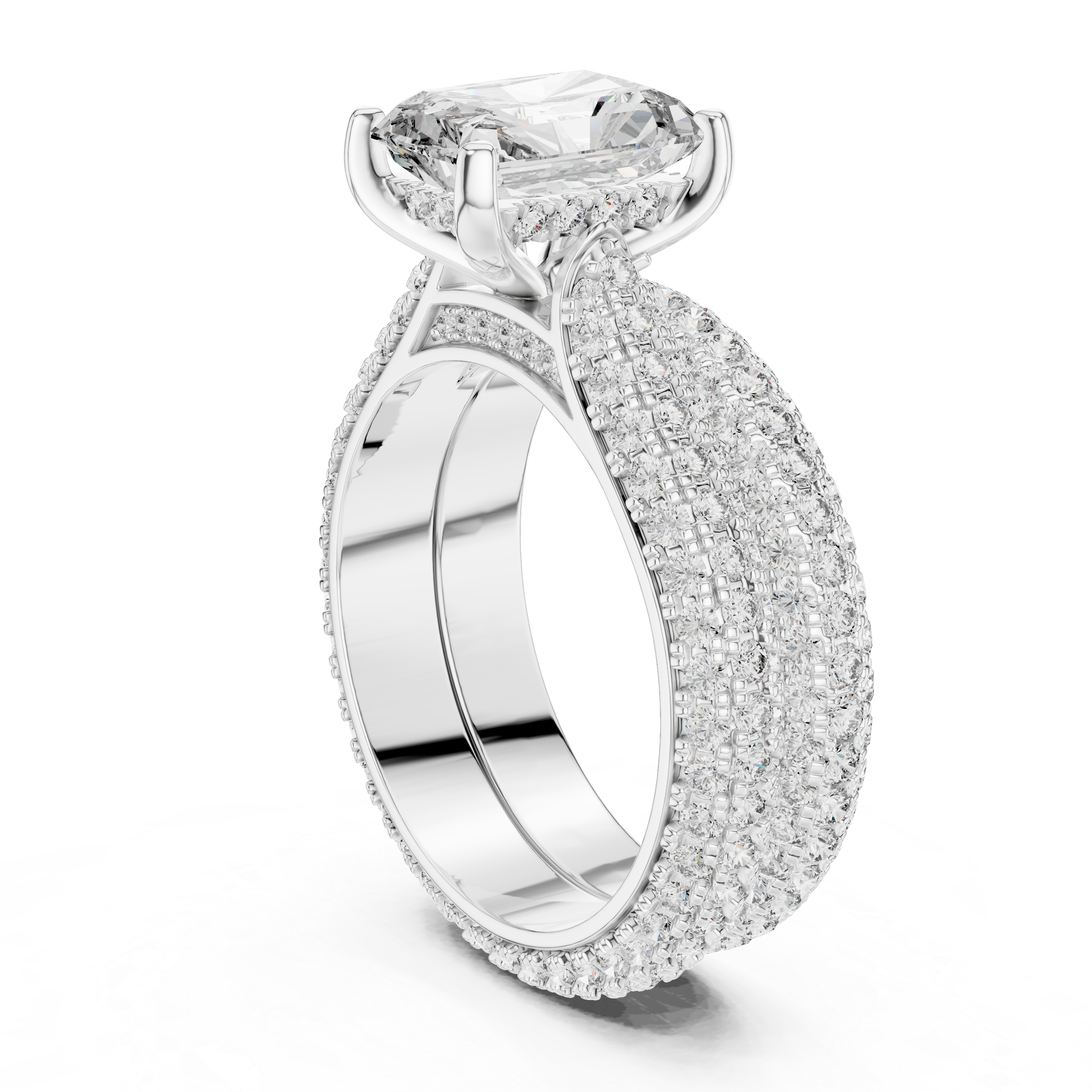 The Radiant Duet Ring