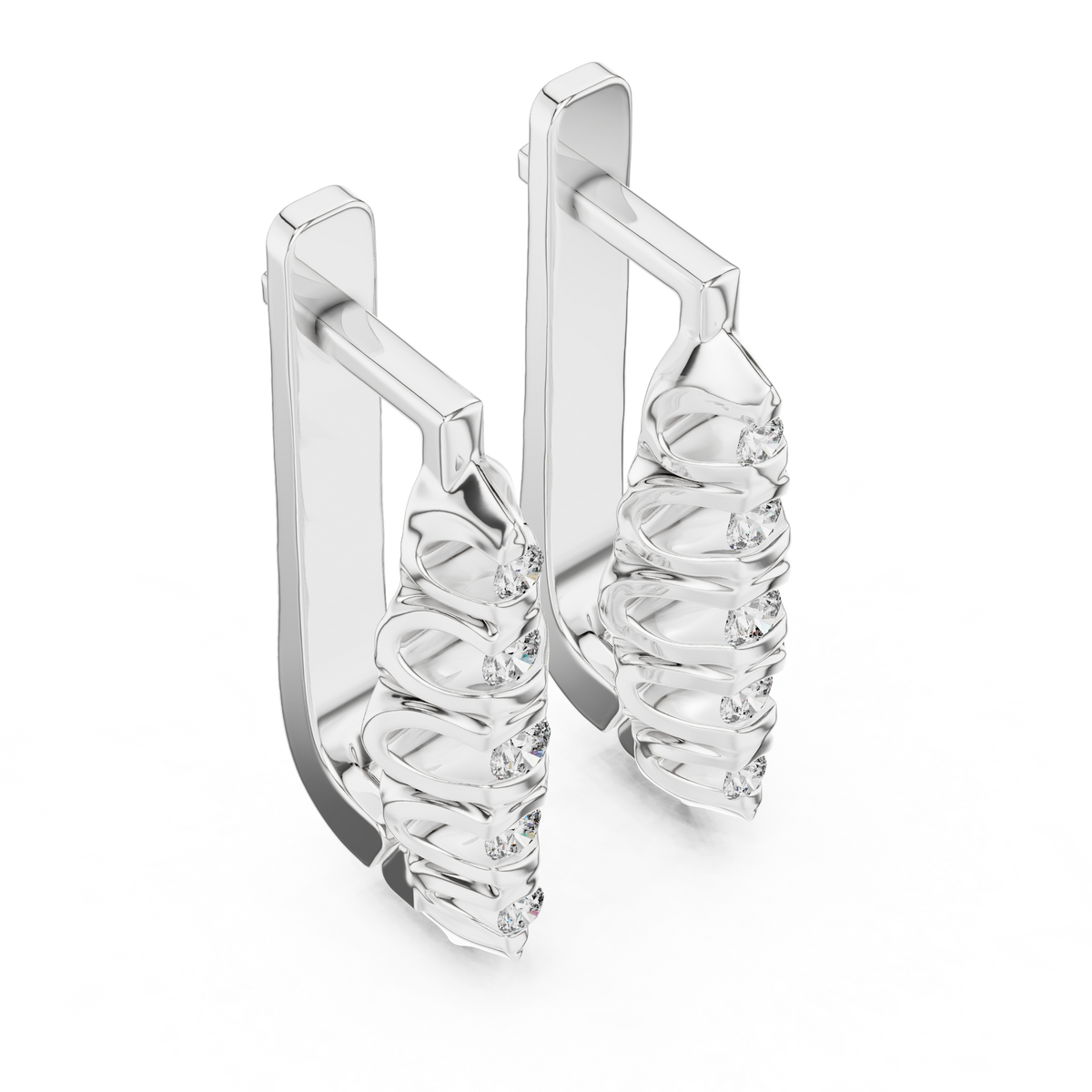 The Pointed Wave Earring