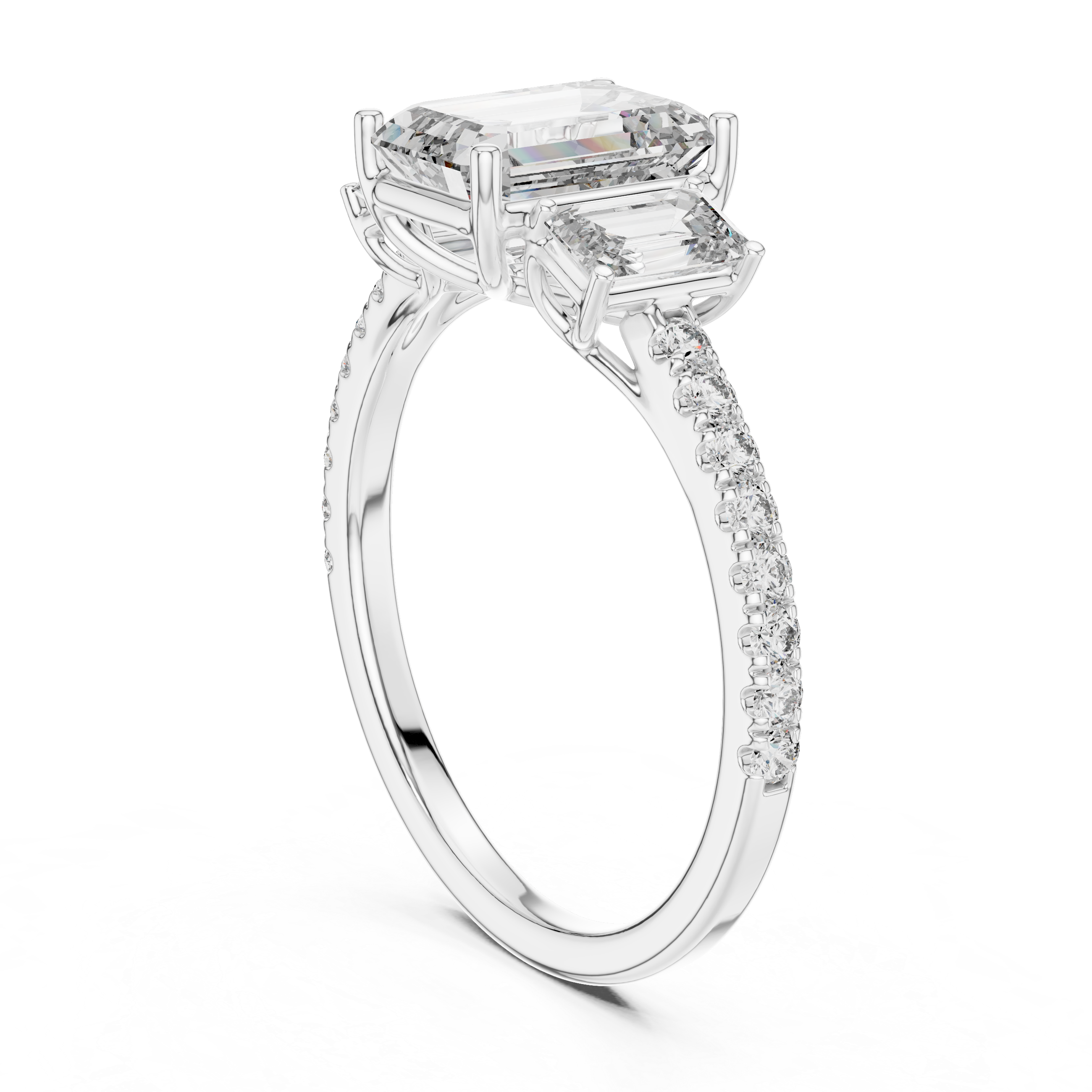 The Emerald Trinity Ring