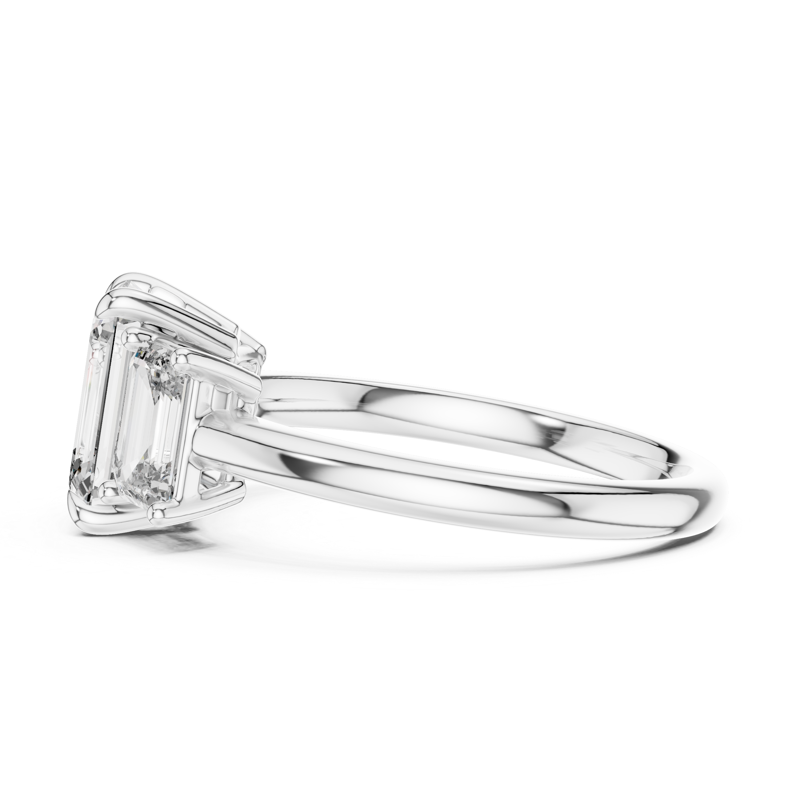 The Emerald Trio Ring