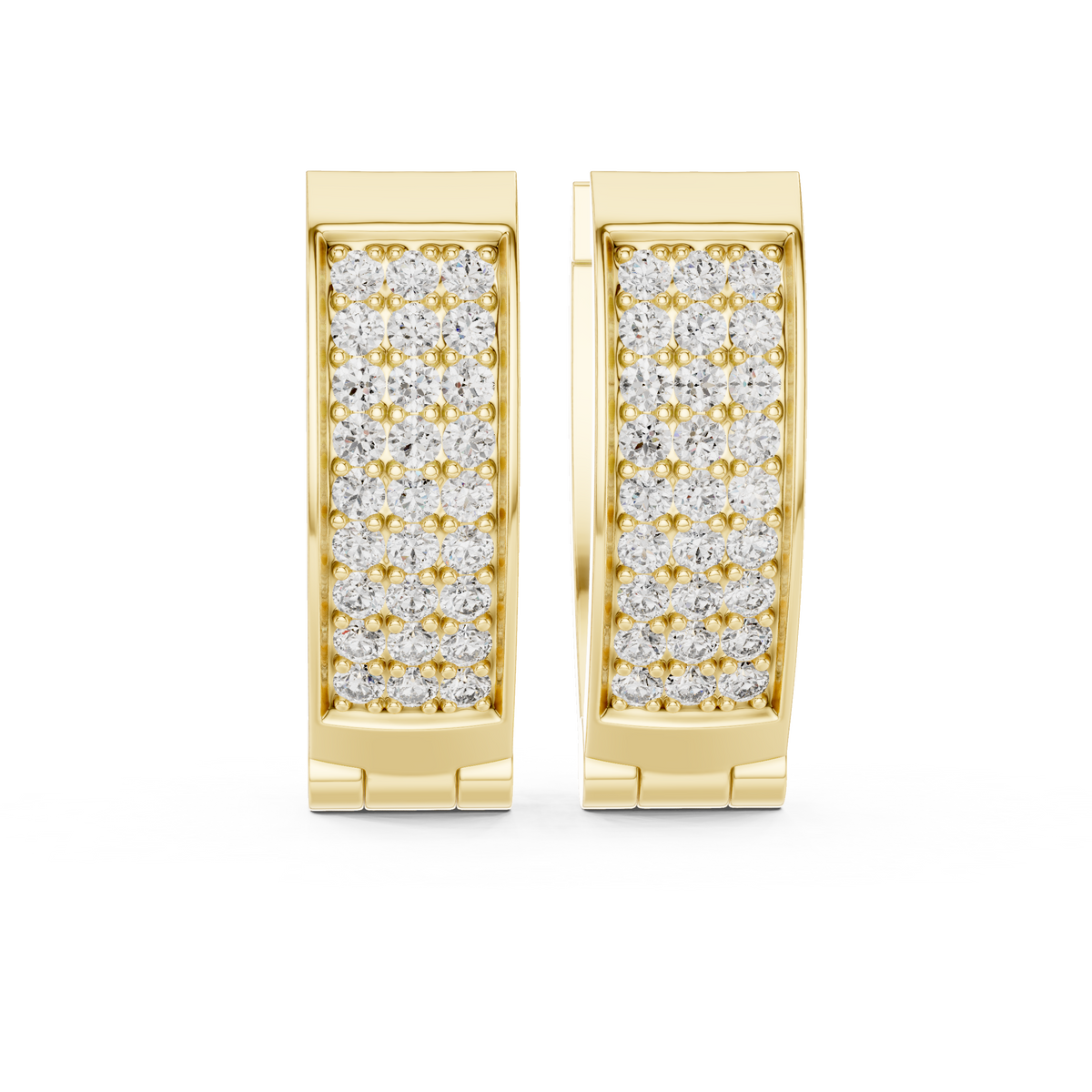 The Luxe Brick Earring