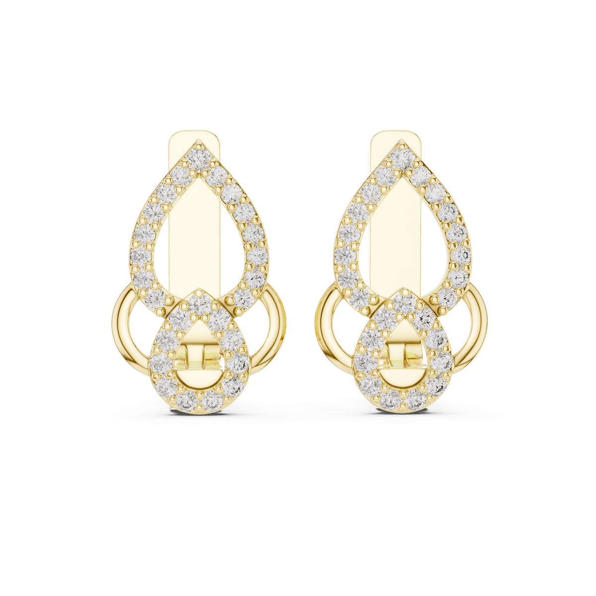 The Twin Teardrop Earring