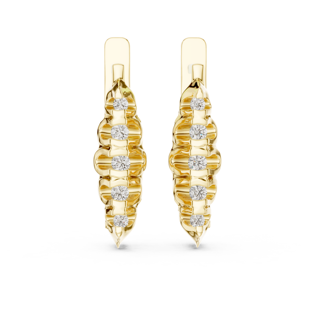 The Pointed Wave Earring