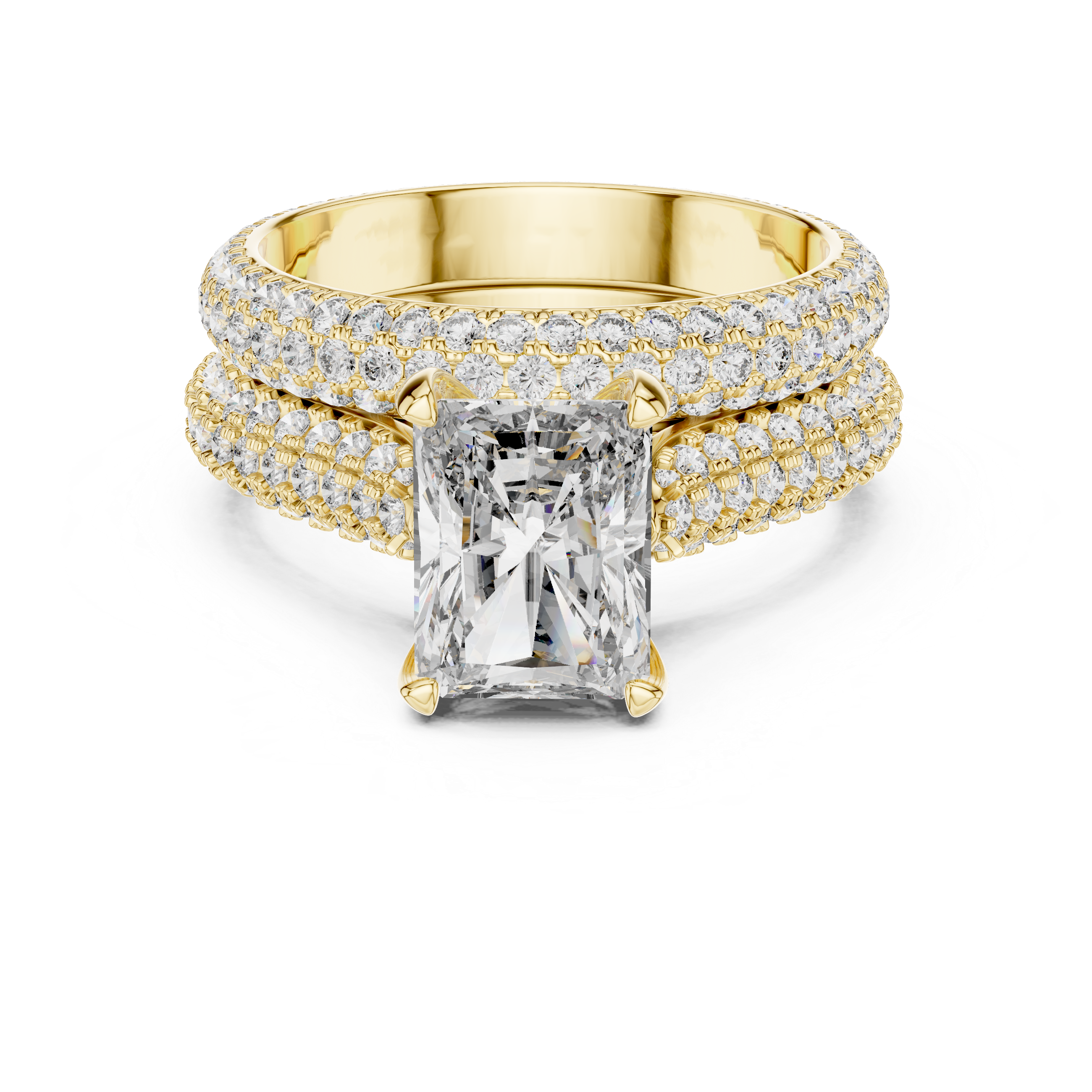 The Radiant Duet Ring