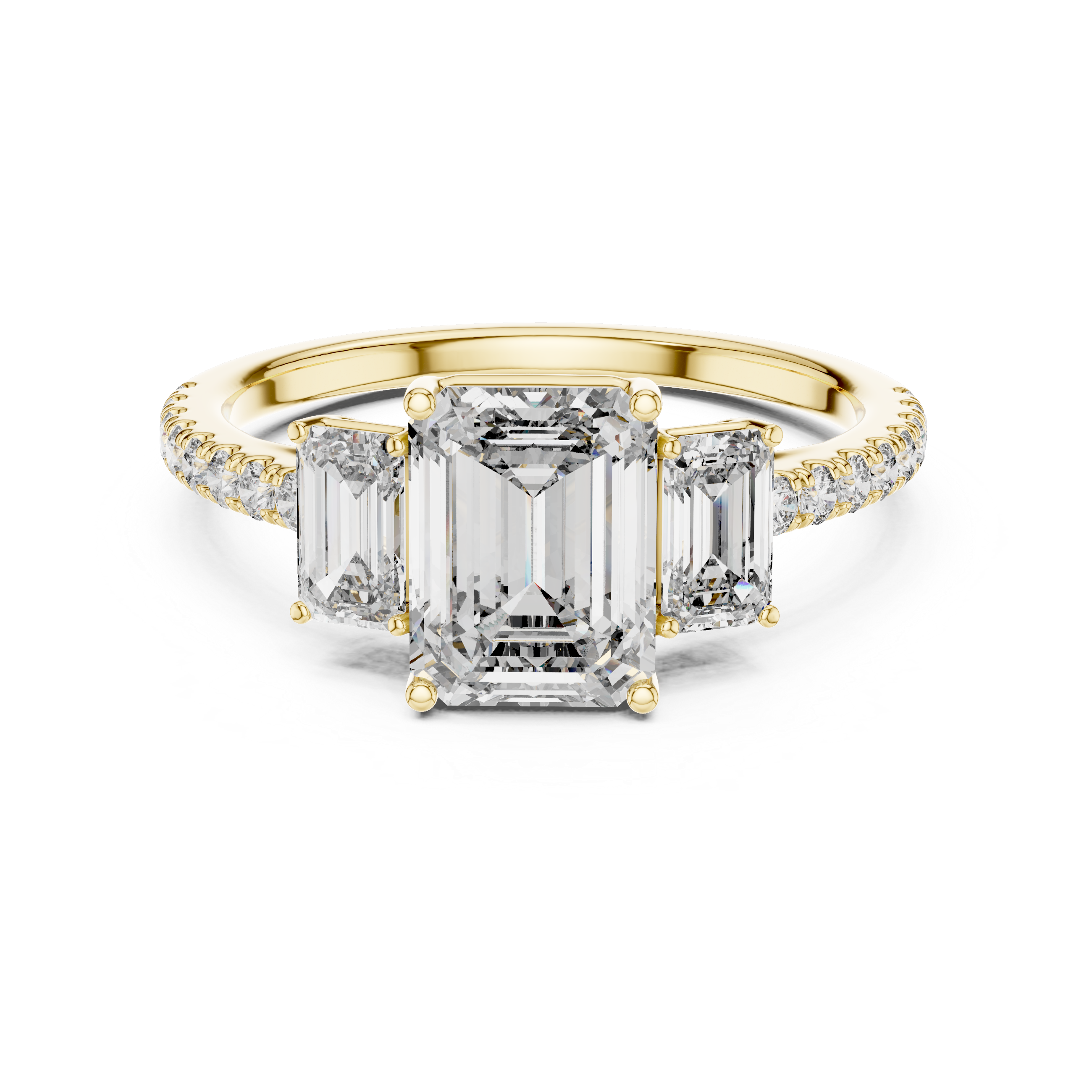 The Emerald Trinity Ring