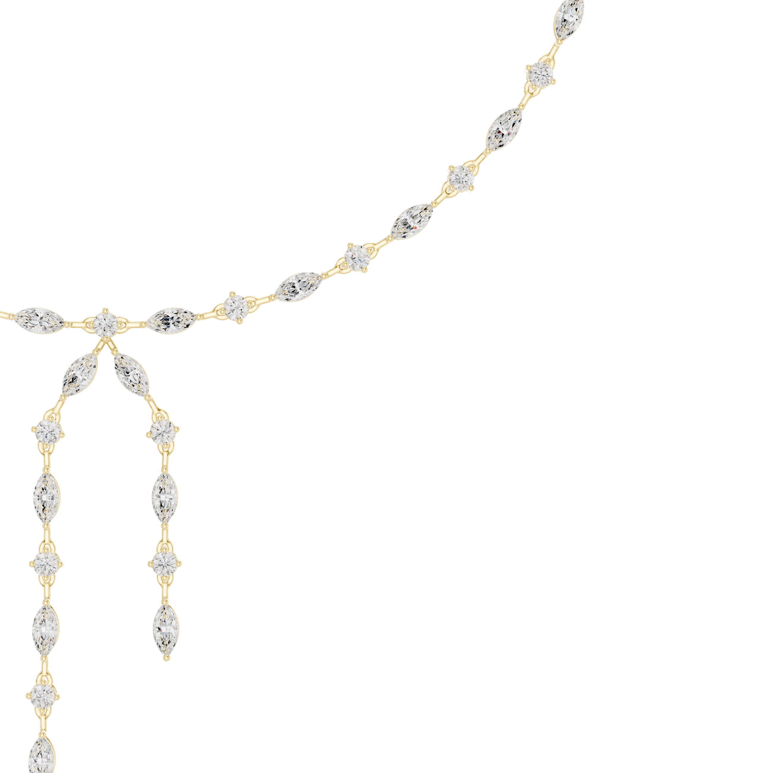 The Frozen Rain Drop Necklace