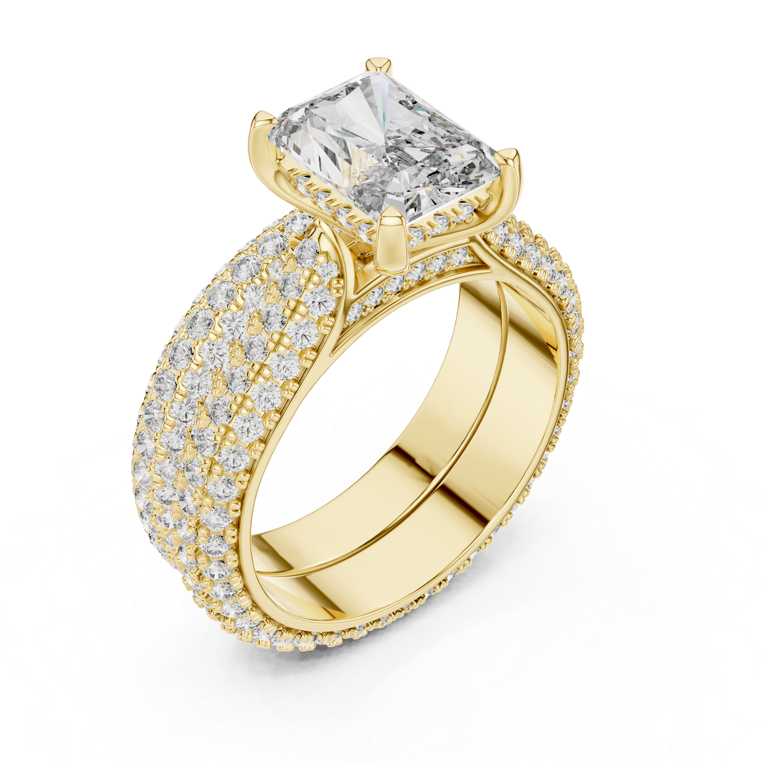 The Radiant Duet Ring