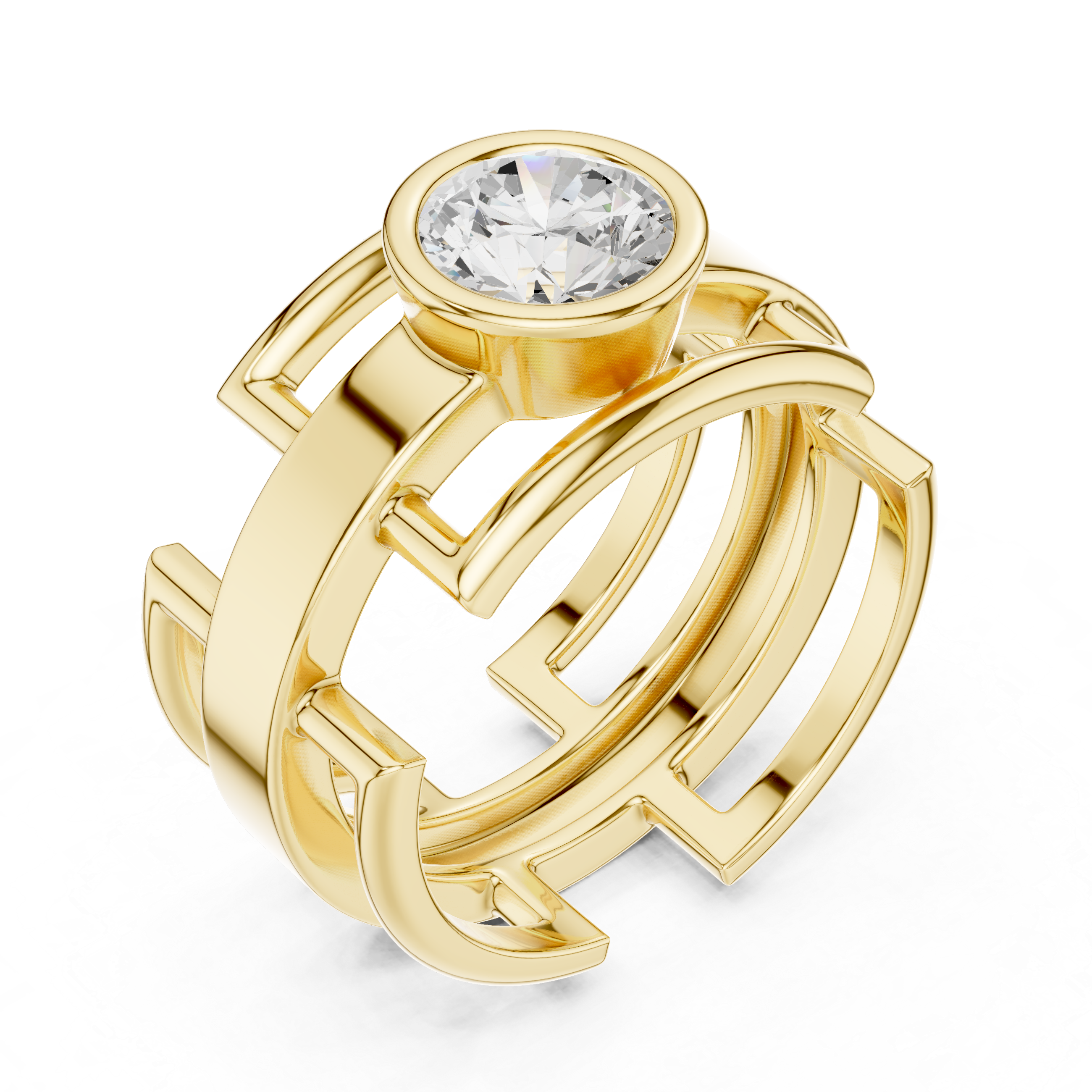 The Titan Bezel Ring