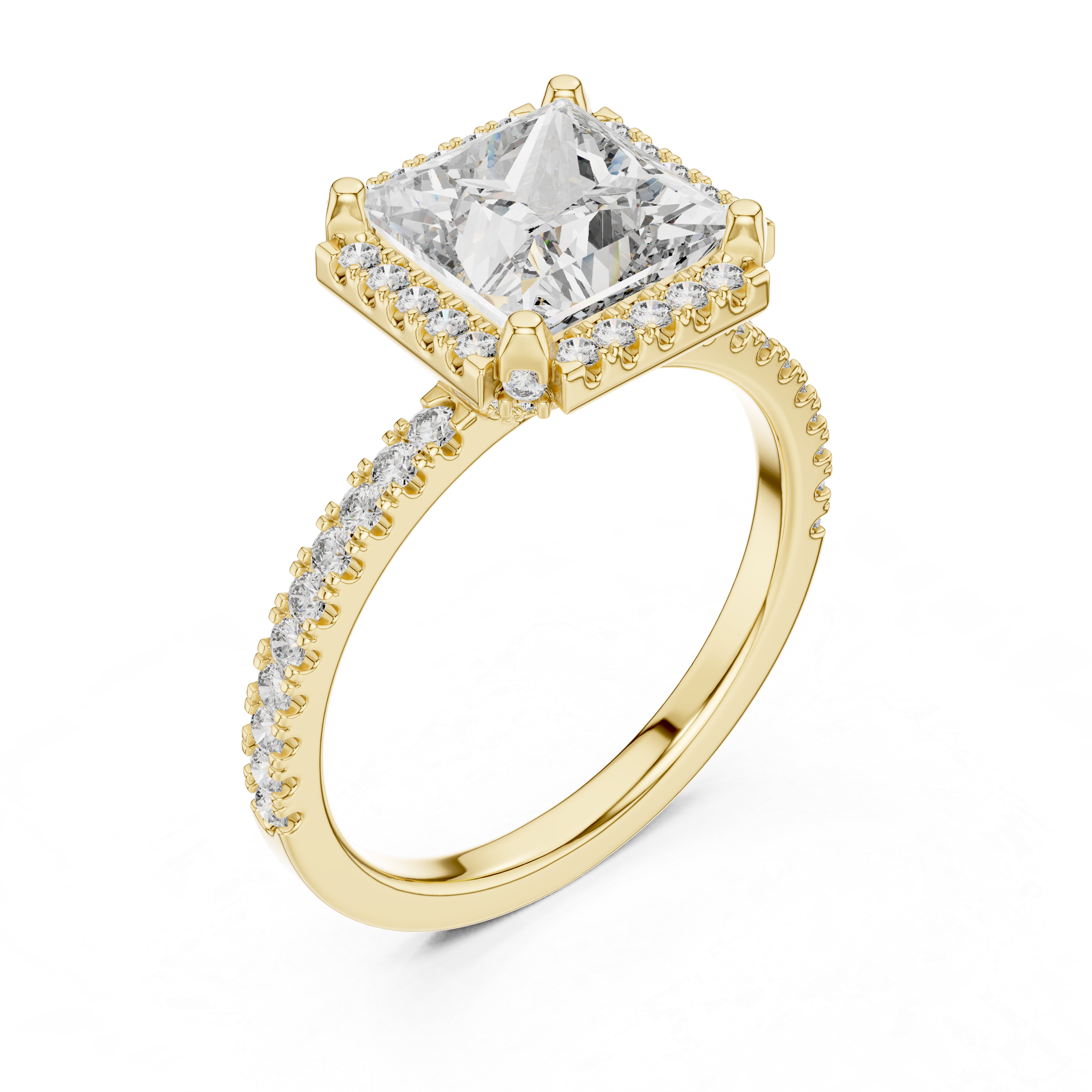 The Princess Halo Ring