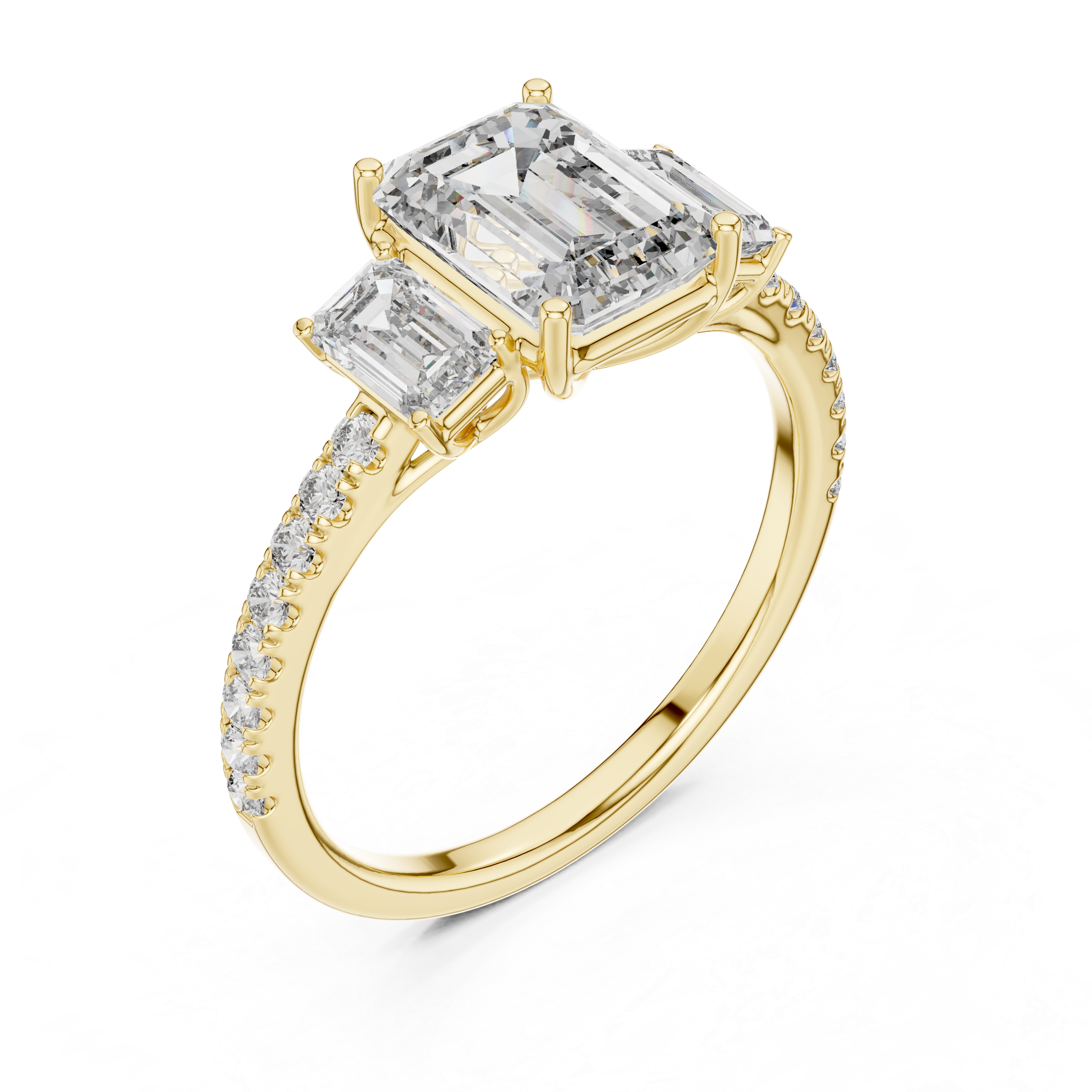 The Emerald Trinity Ring