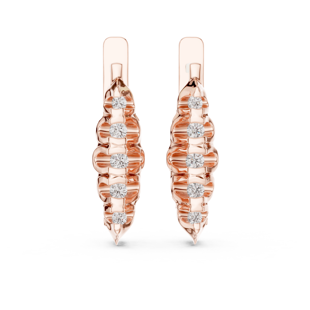 The Pointed Wave Earring