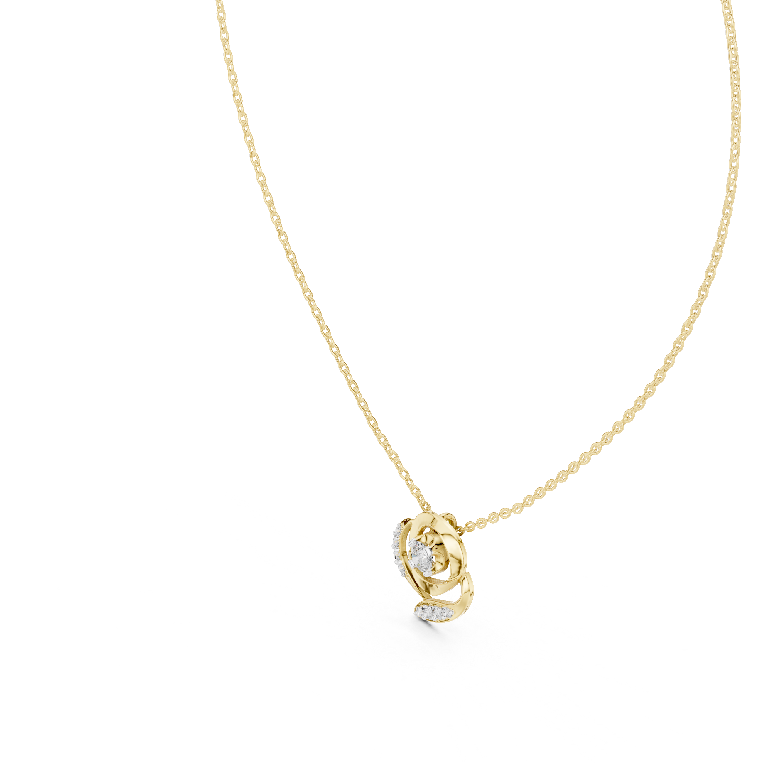 The Luna Petal Pendant