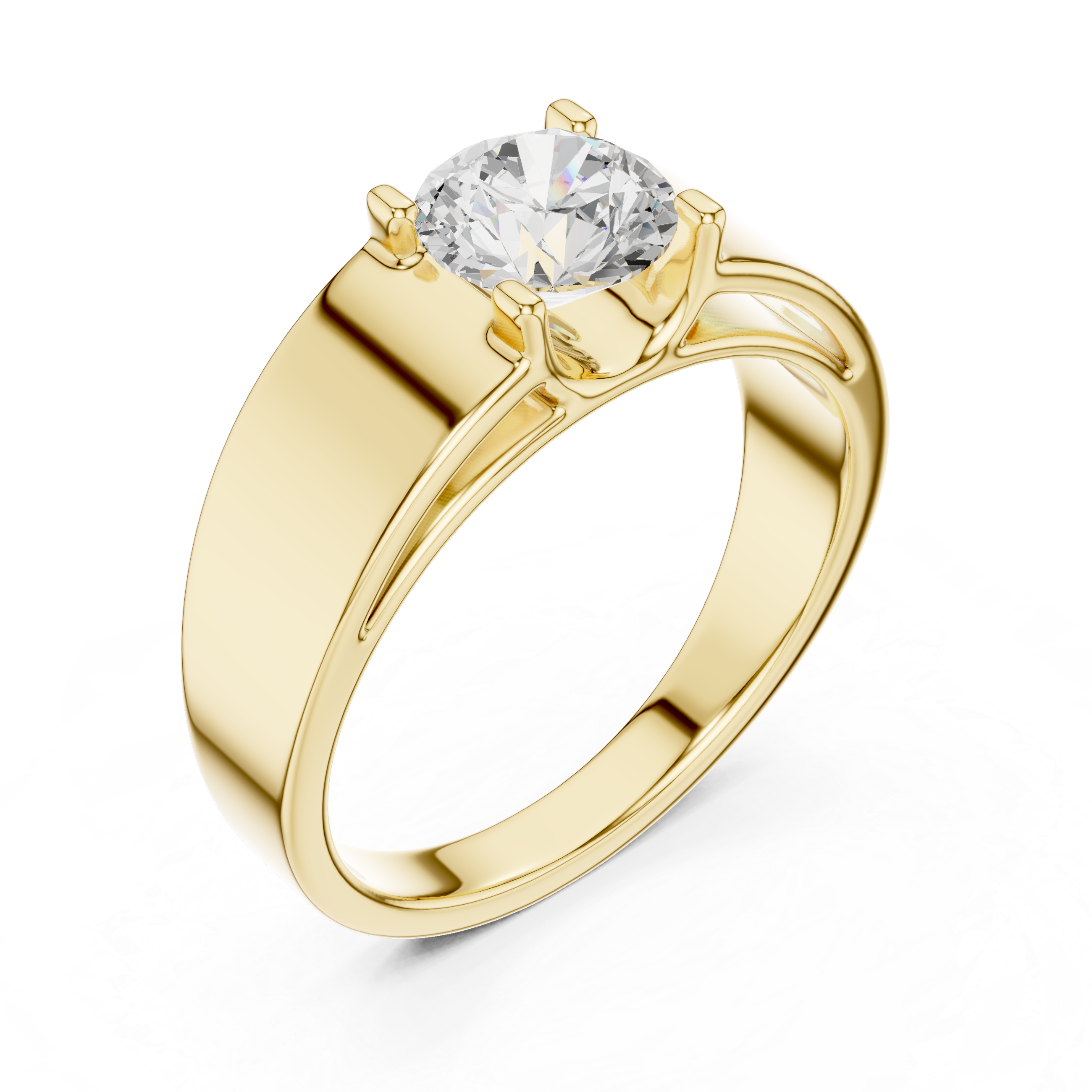 The Apex Solitaire Ring