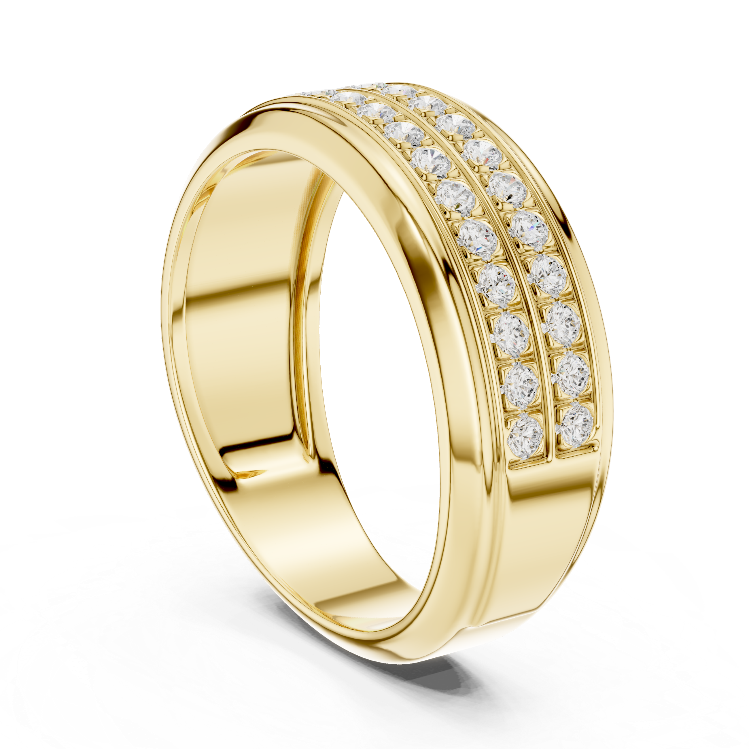 The Regal Twin Band Ring