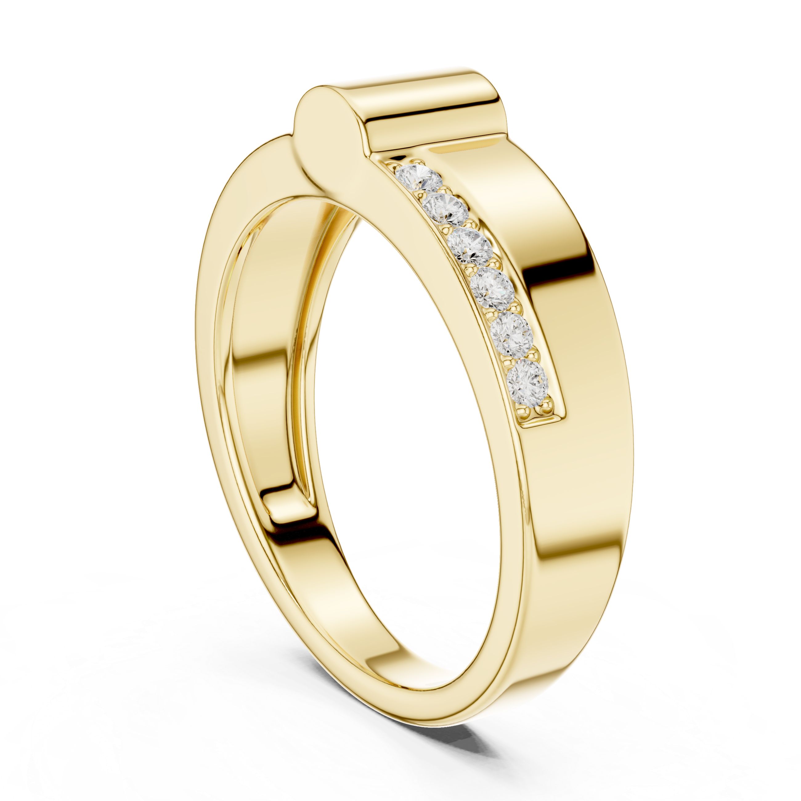The Powerline Diamond Ring