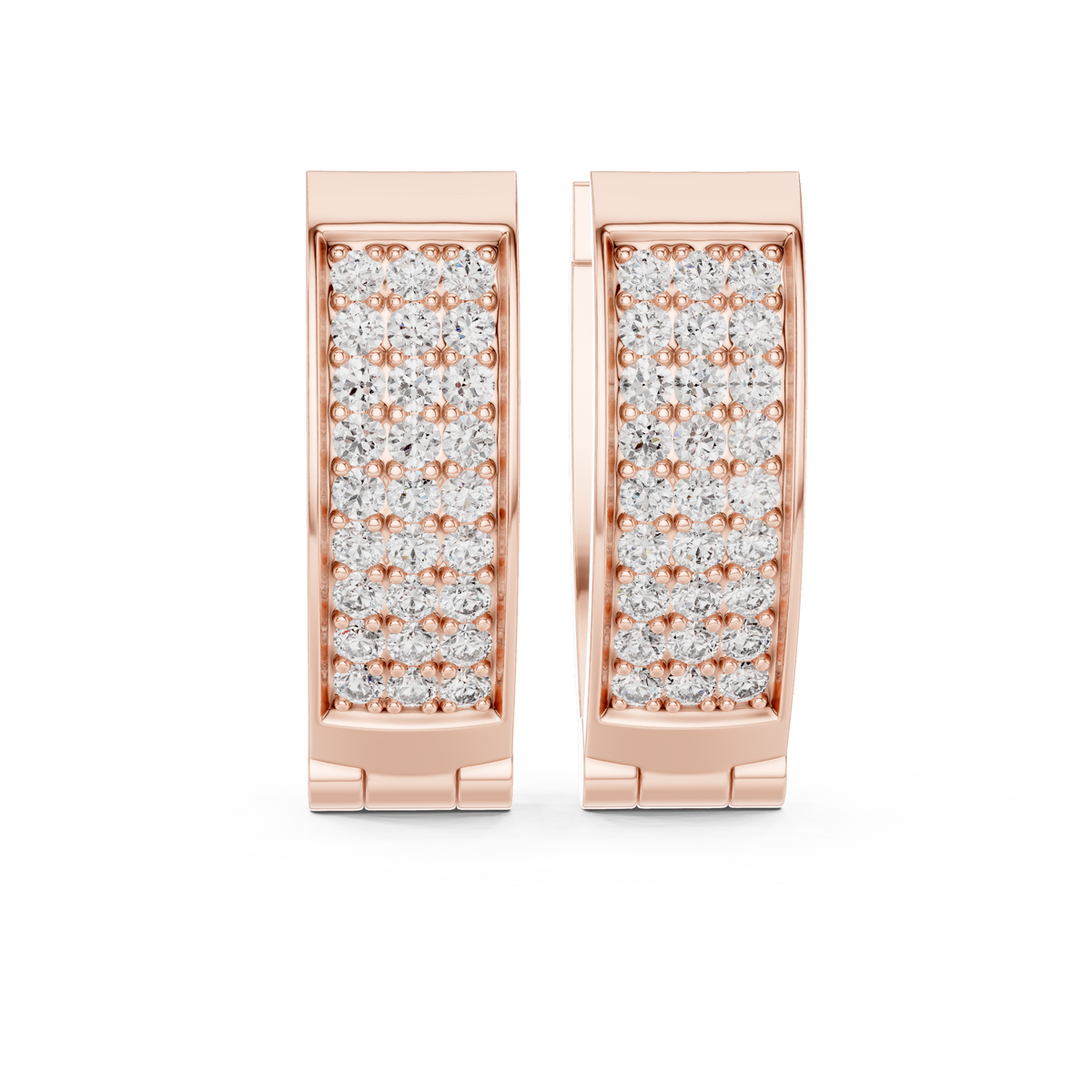 The Luxe Brick Earring
