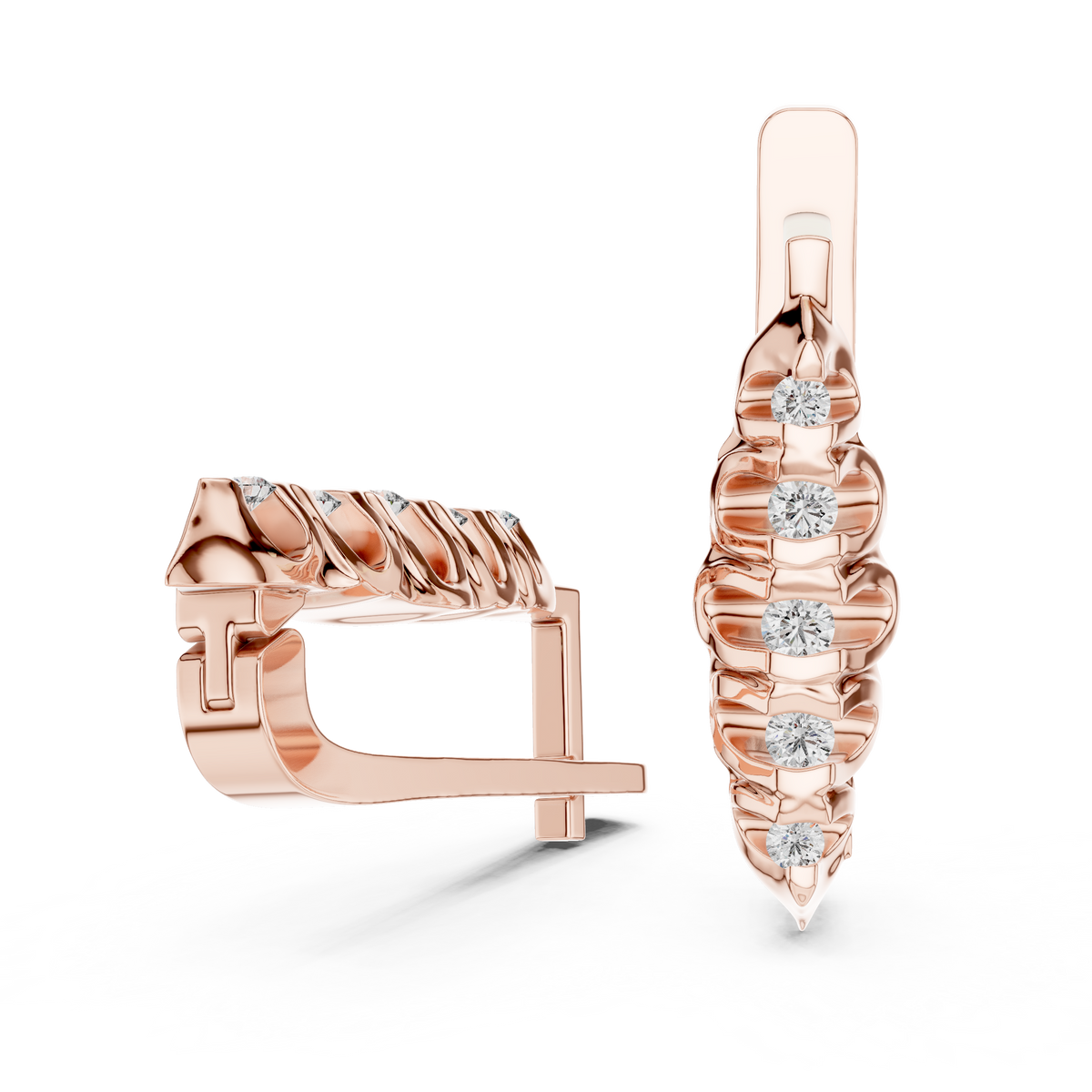 The Pointed Wave Earring