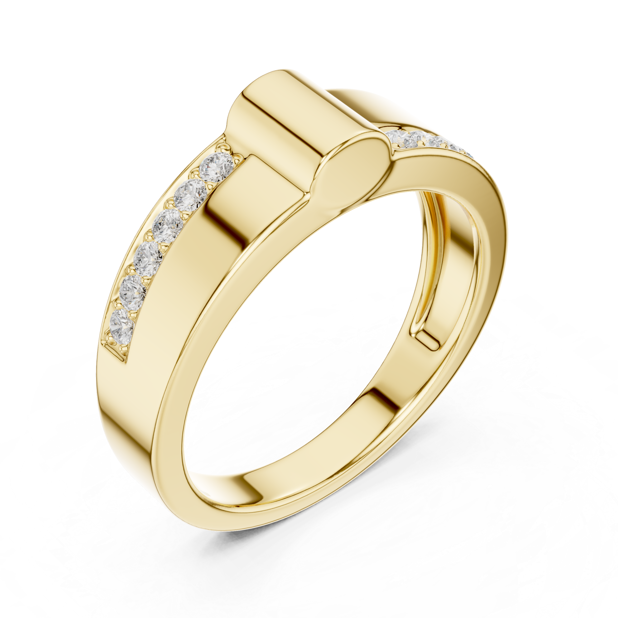 The Powerline Diamond Ring