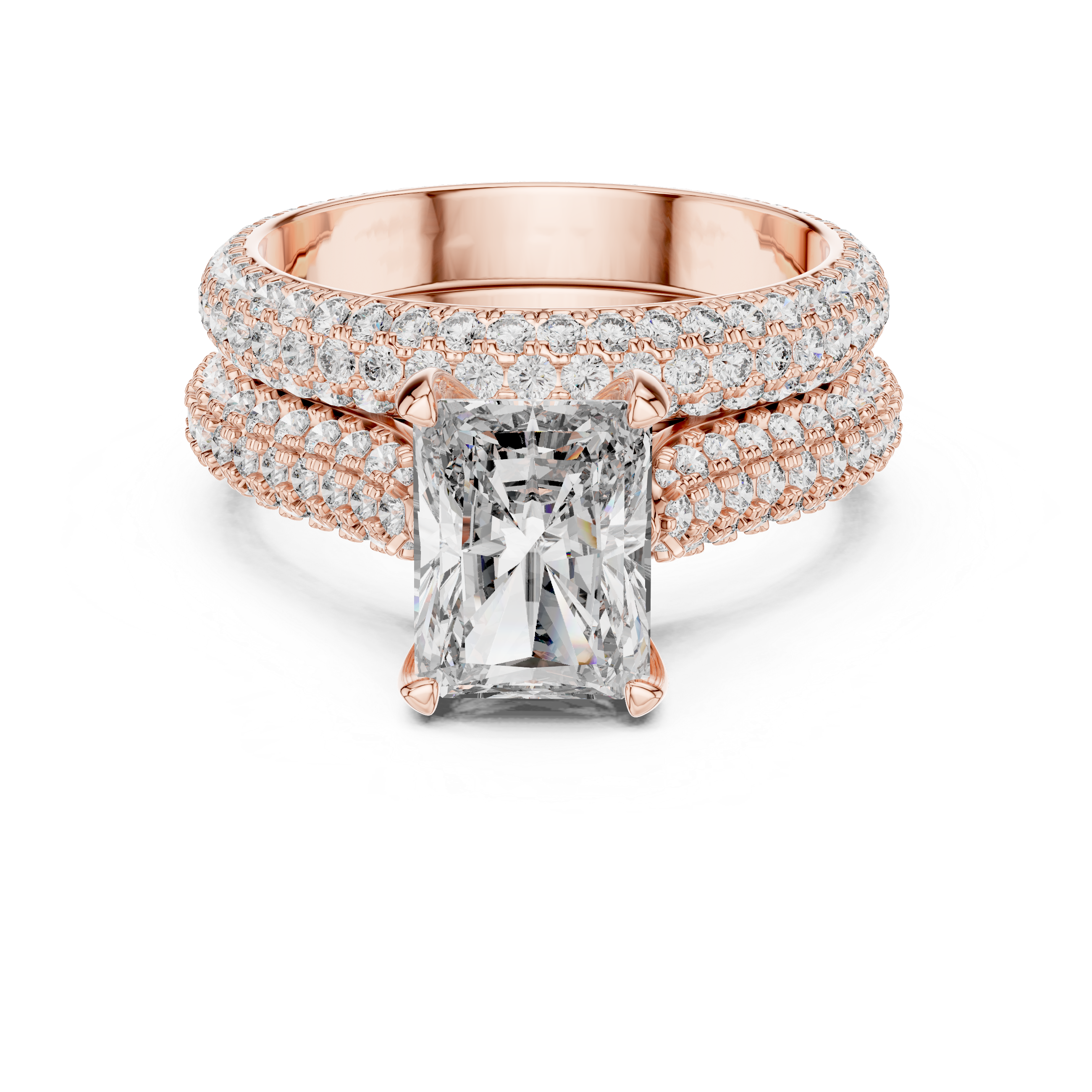 The Radiant Duet Ring