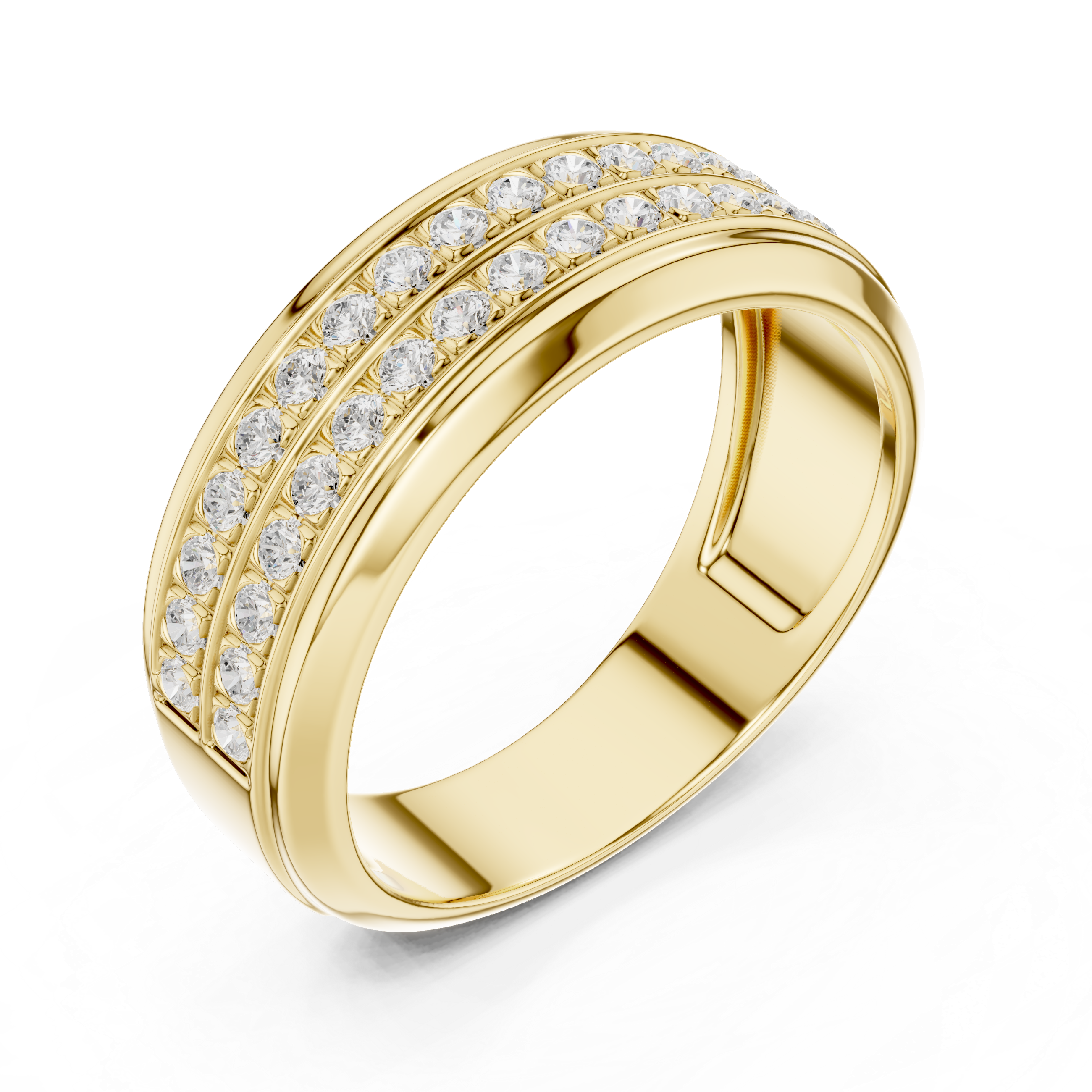 The Regal Twin Band Ring