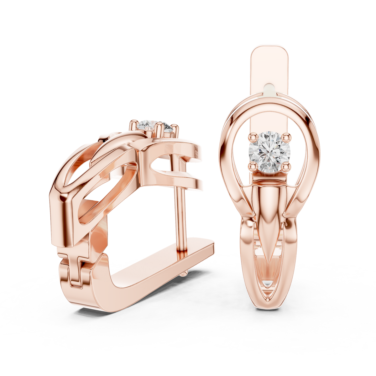 The Orbit Solitaire Earring