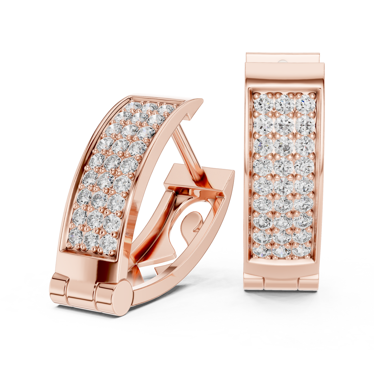 The Luxe Brick Earring