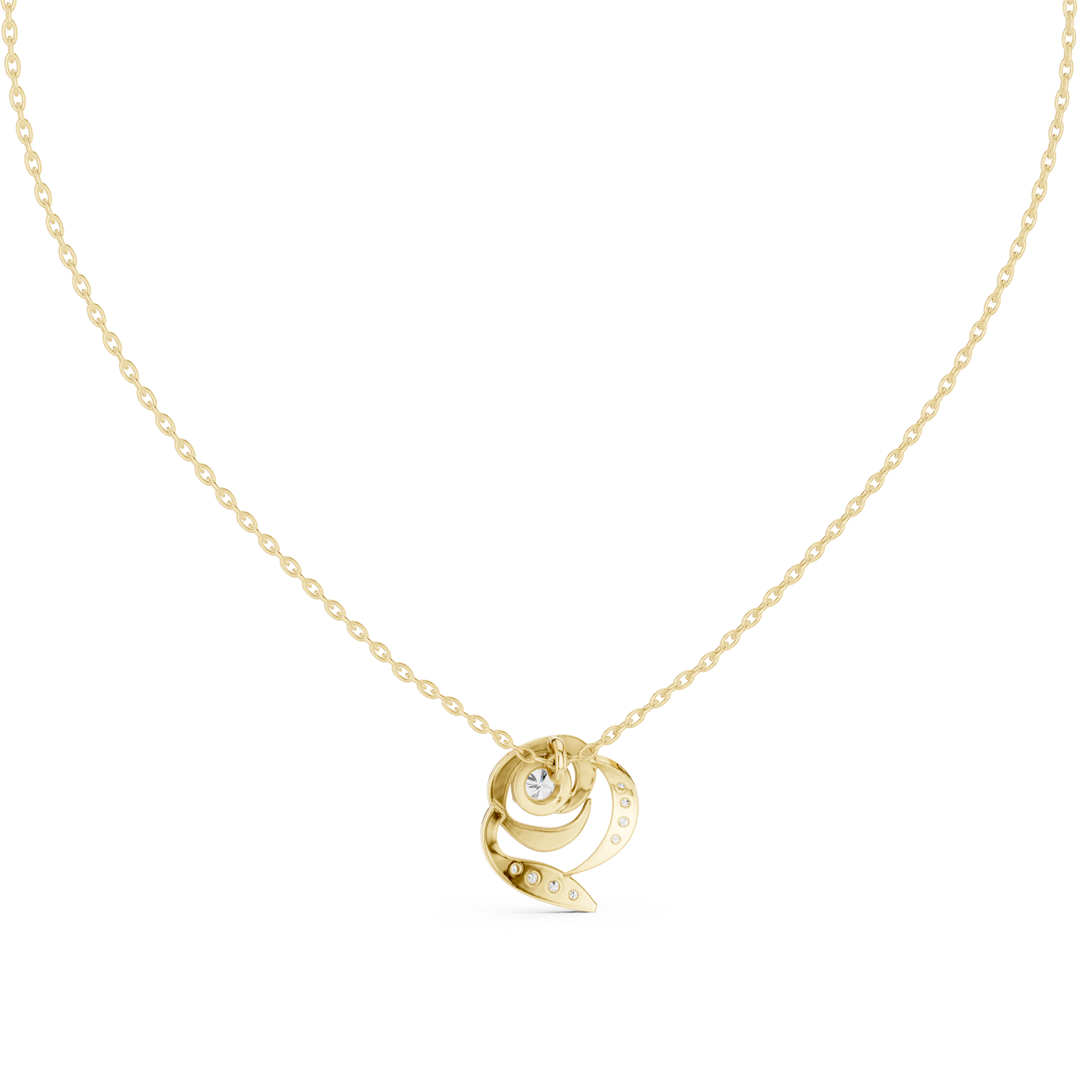 The Luna Petal Pendant