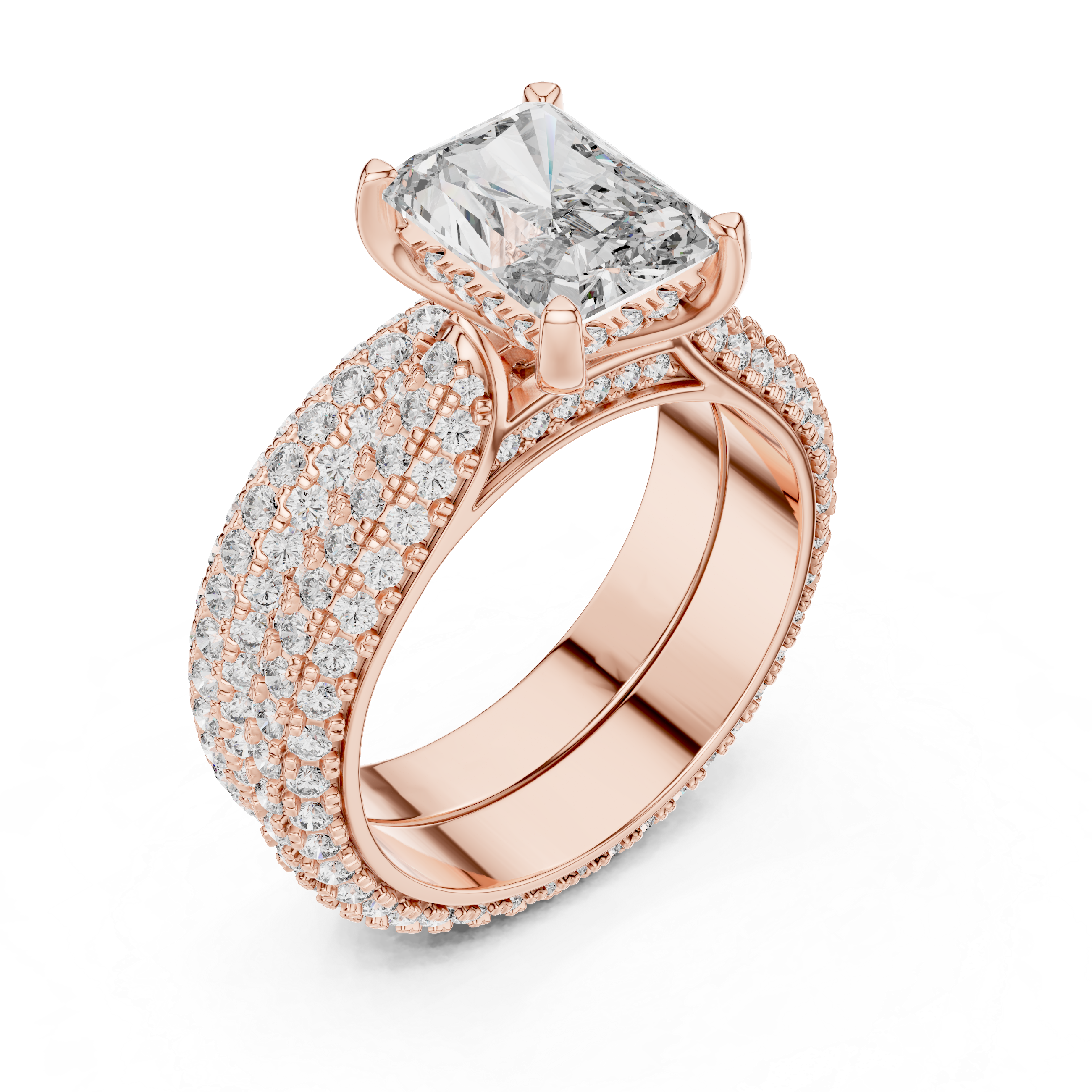 The Radiant Duet Ring