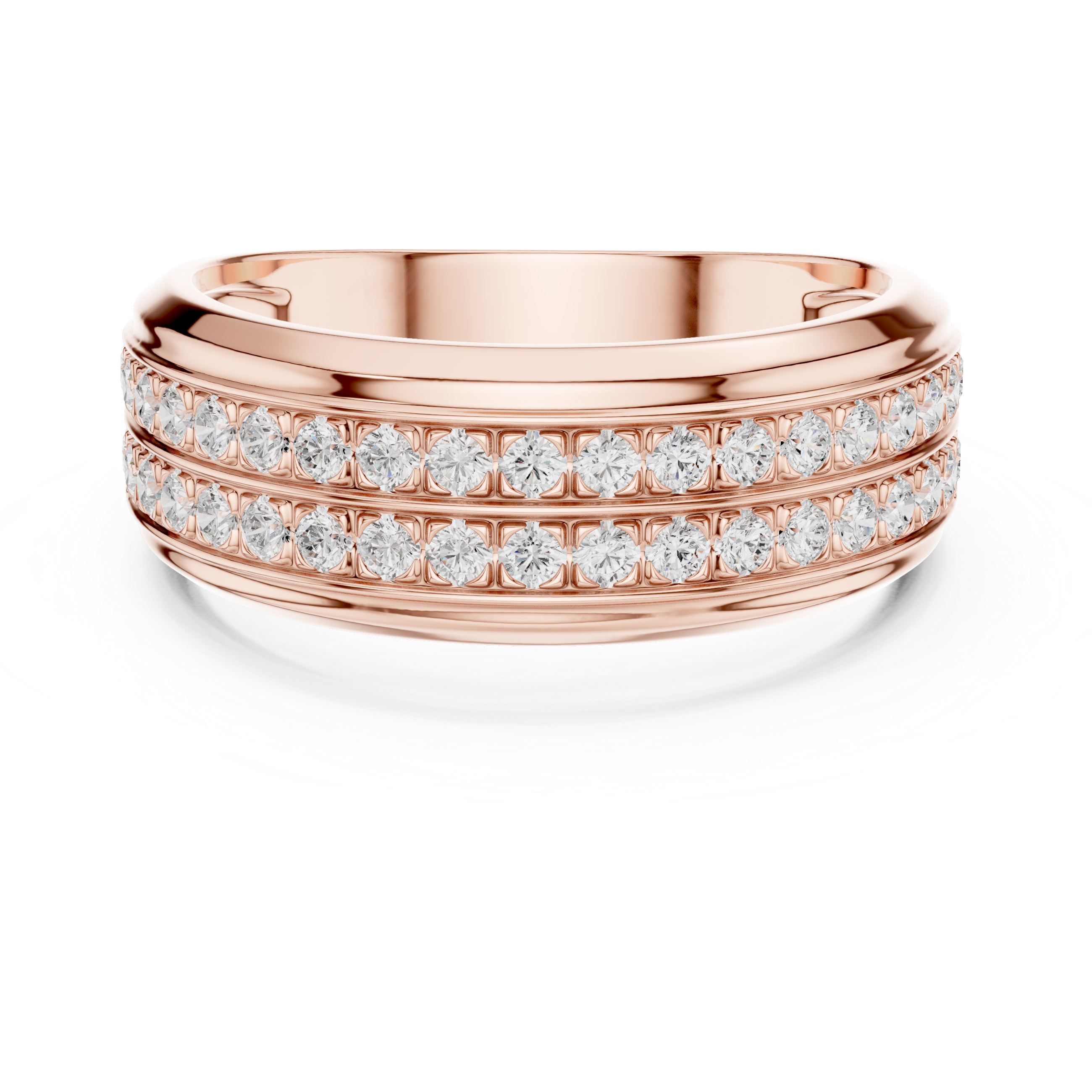 The Regal Twin Band Ring