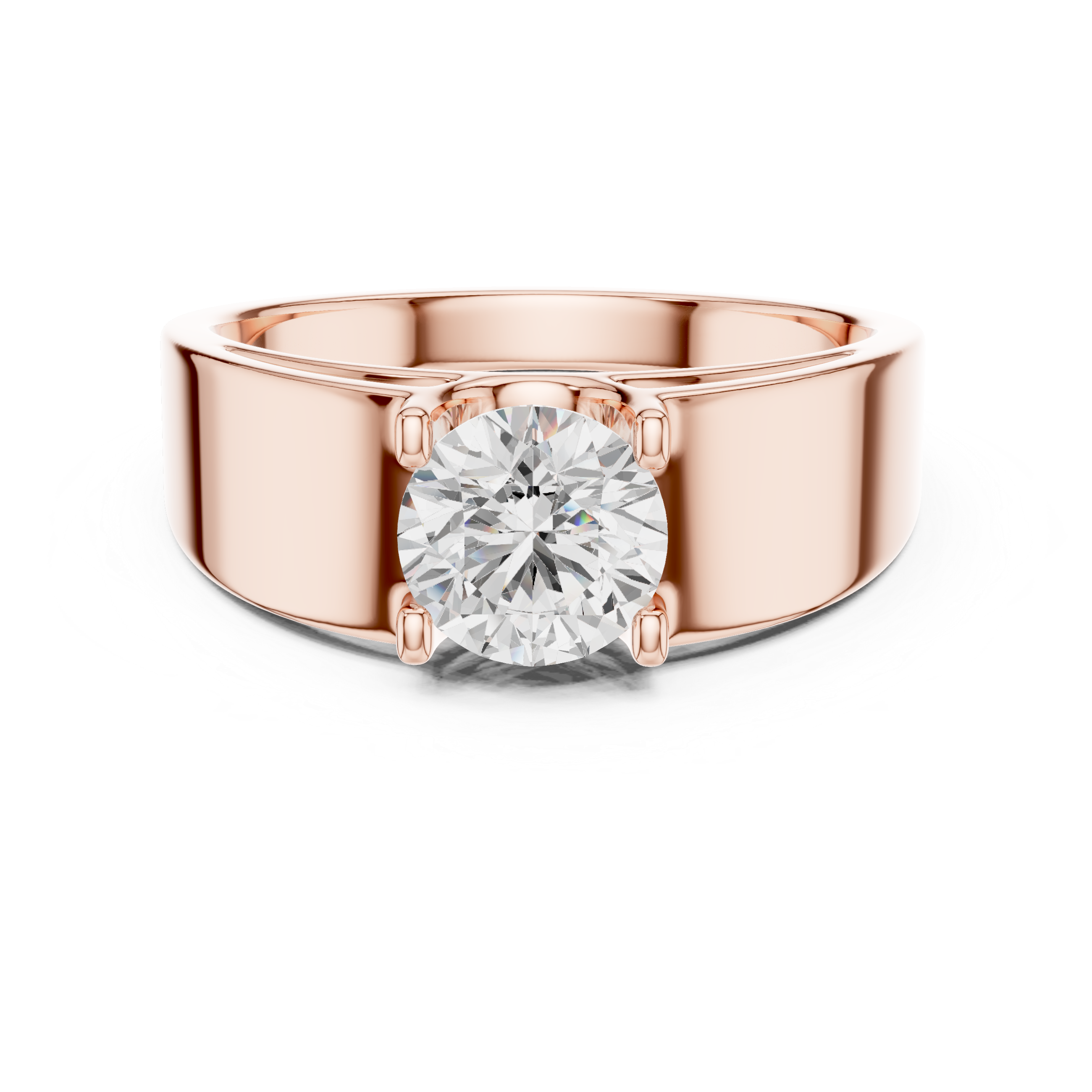 The Apex Solitaire Ring