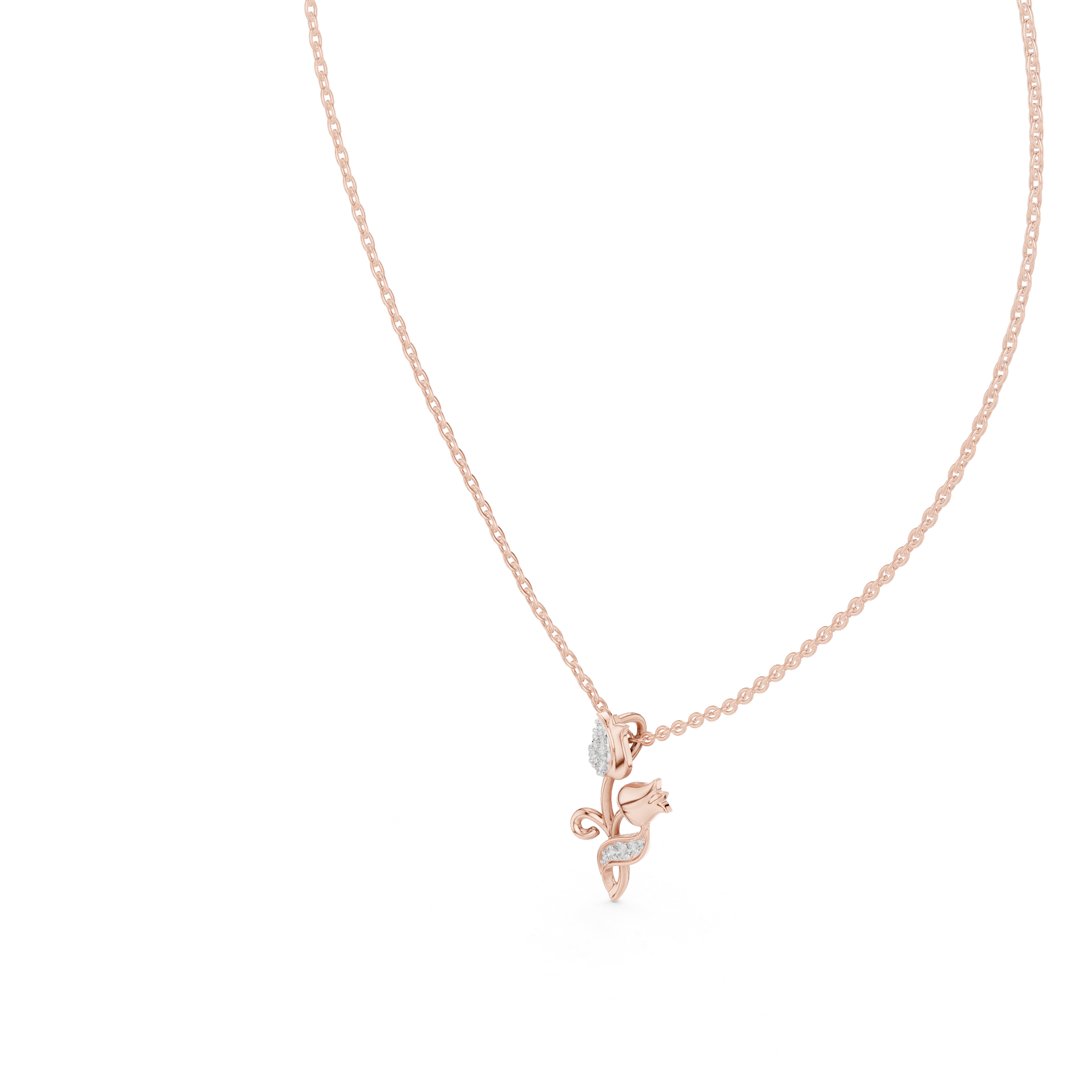 The Twin Tulip Pendant