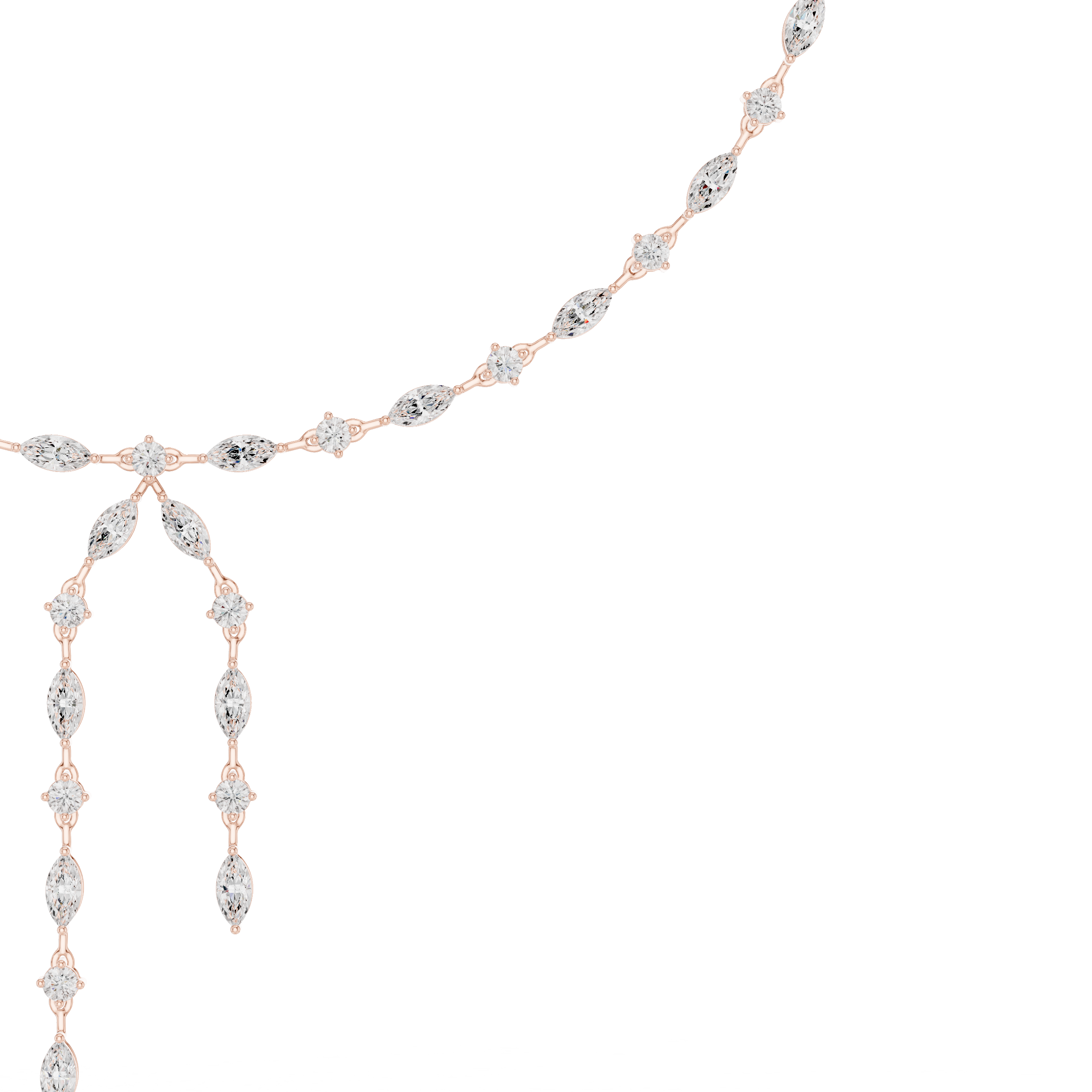 The Frozen Rain Drop Necklace
