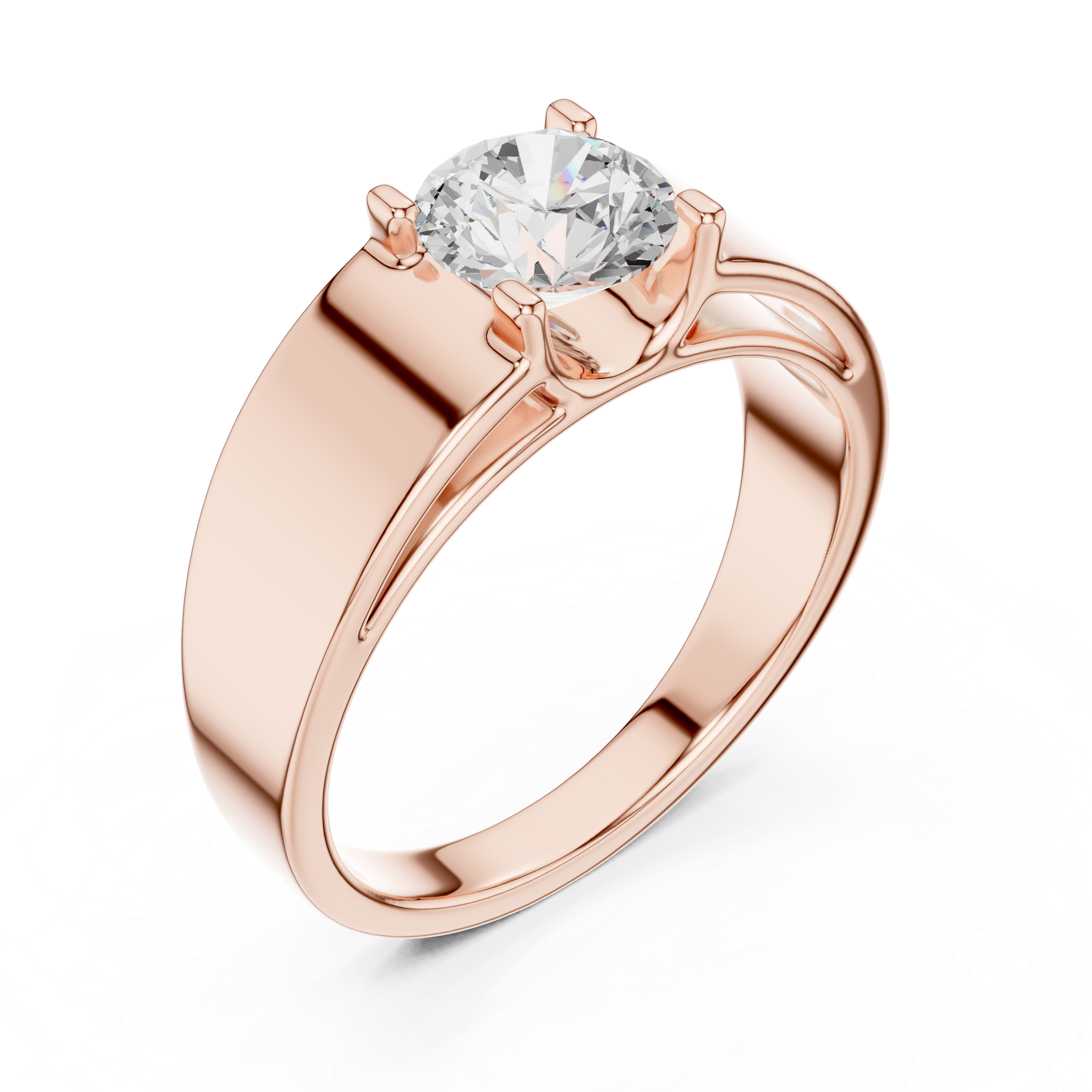 The Apex Solitaire Ring