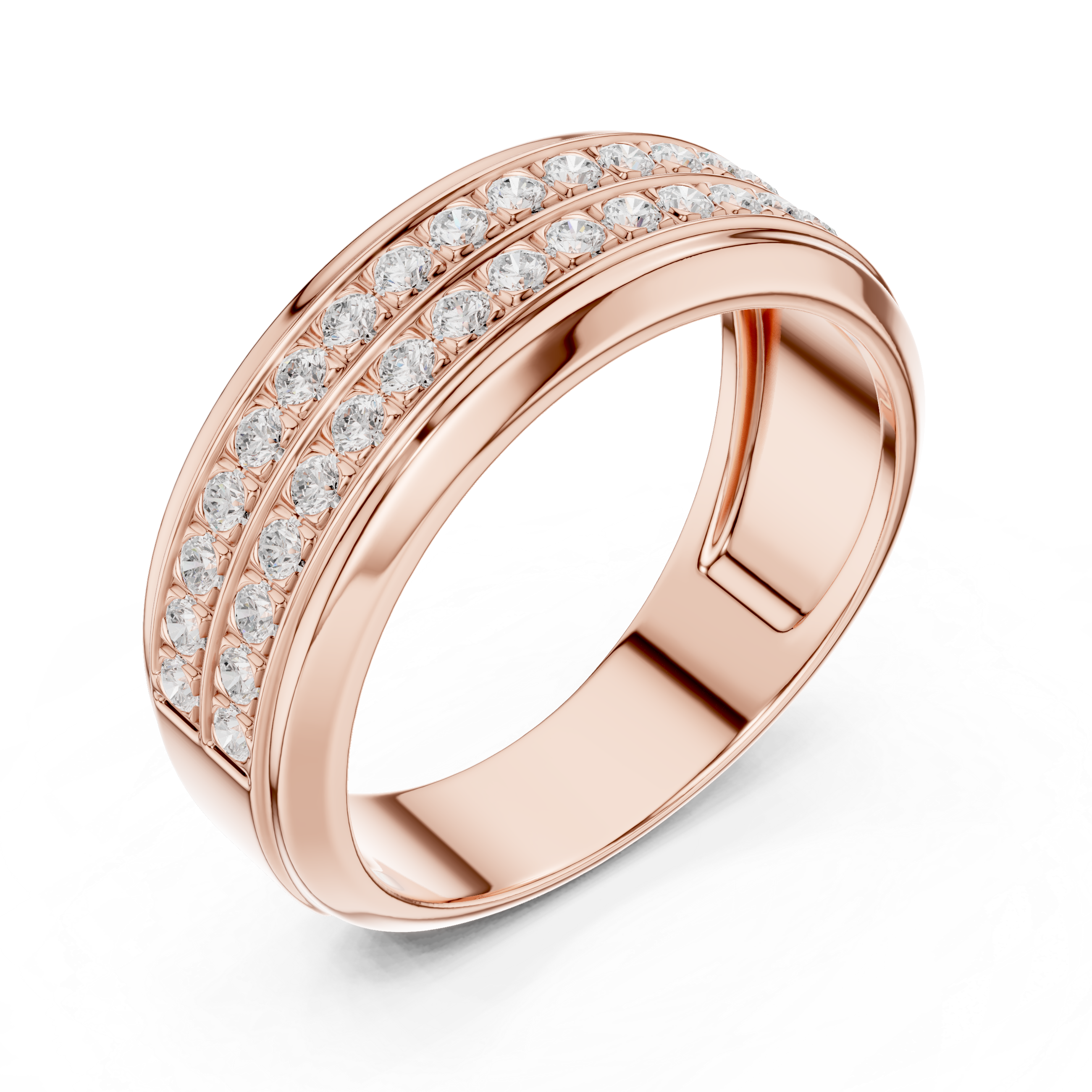The Regal Twin Band Ring