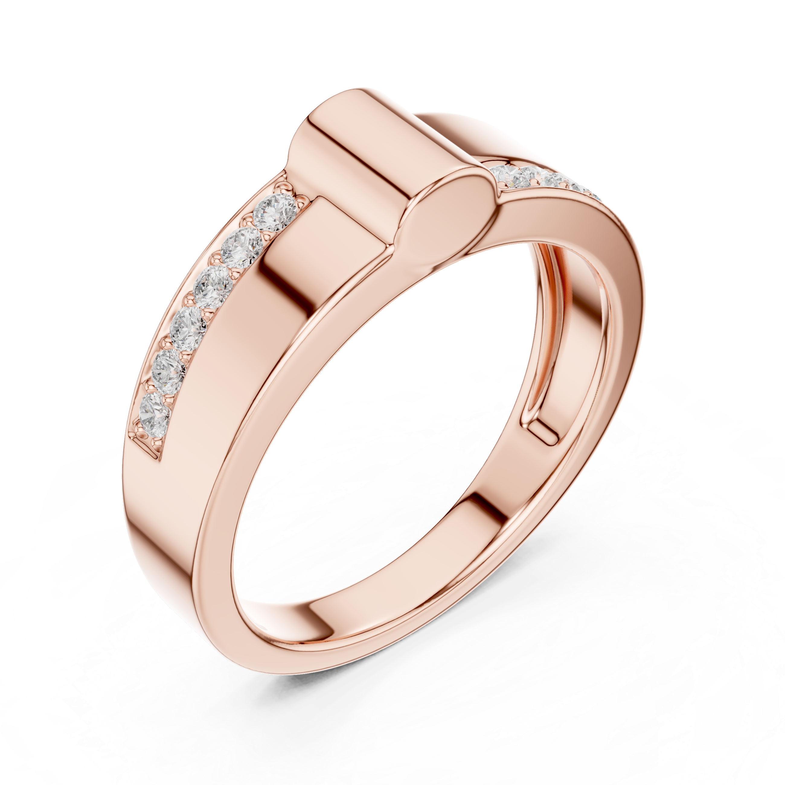 The Powerline Diamond Ring