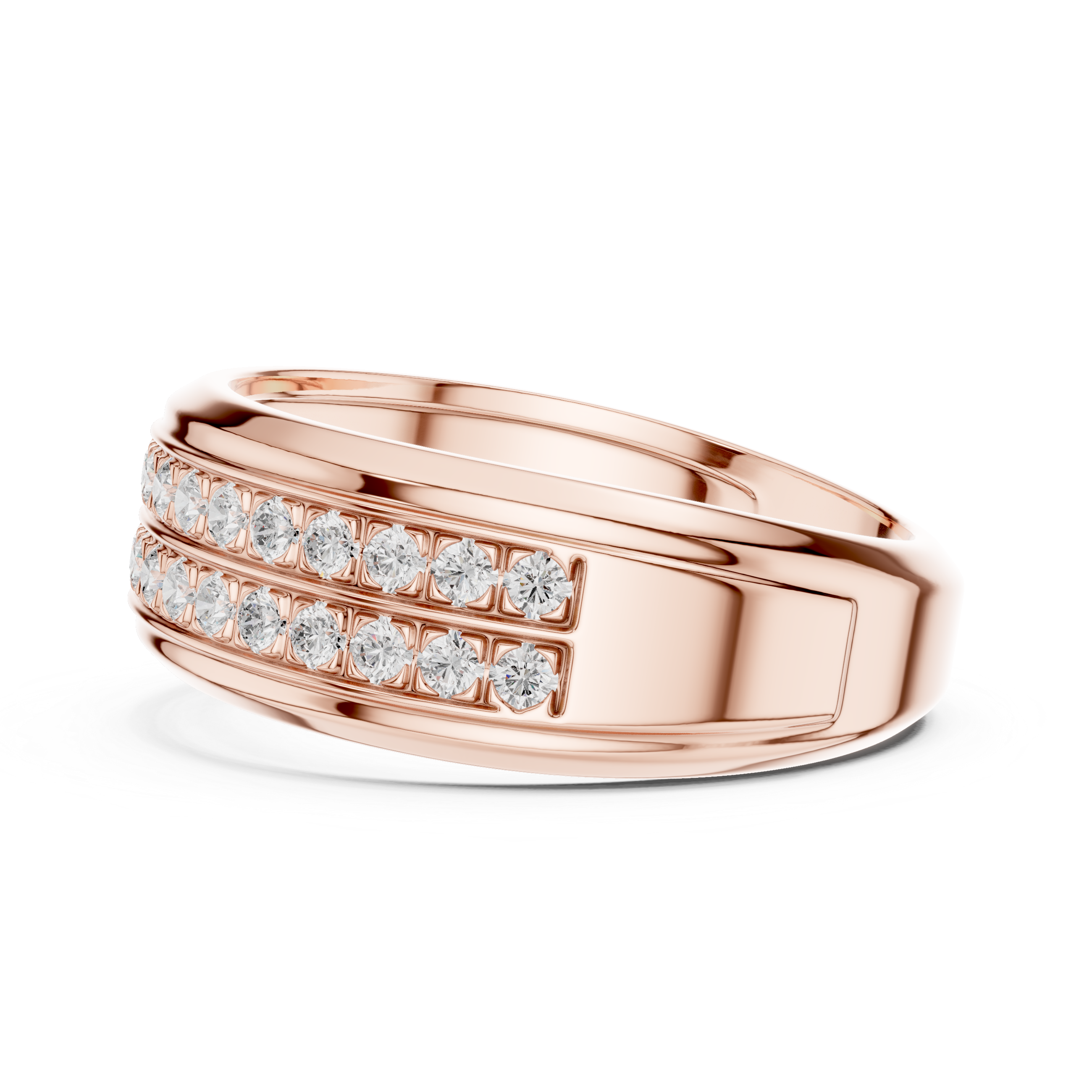 The Regal Twin Band Ring