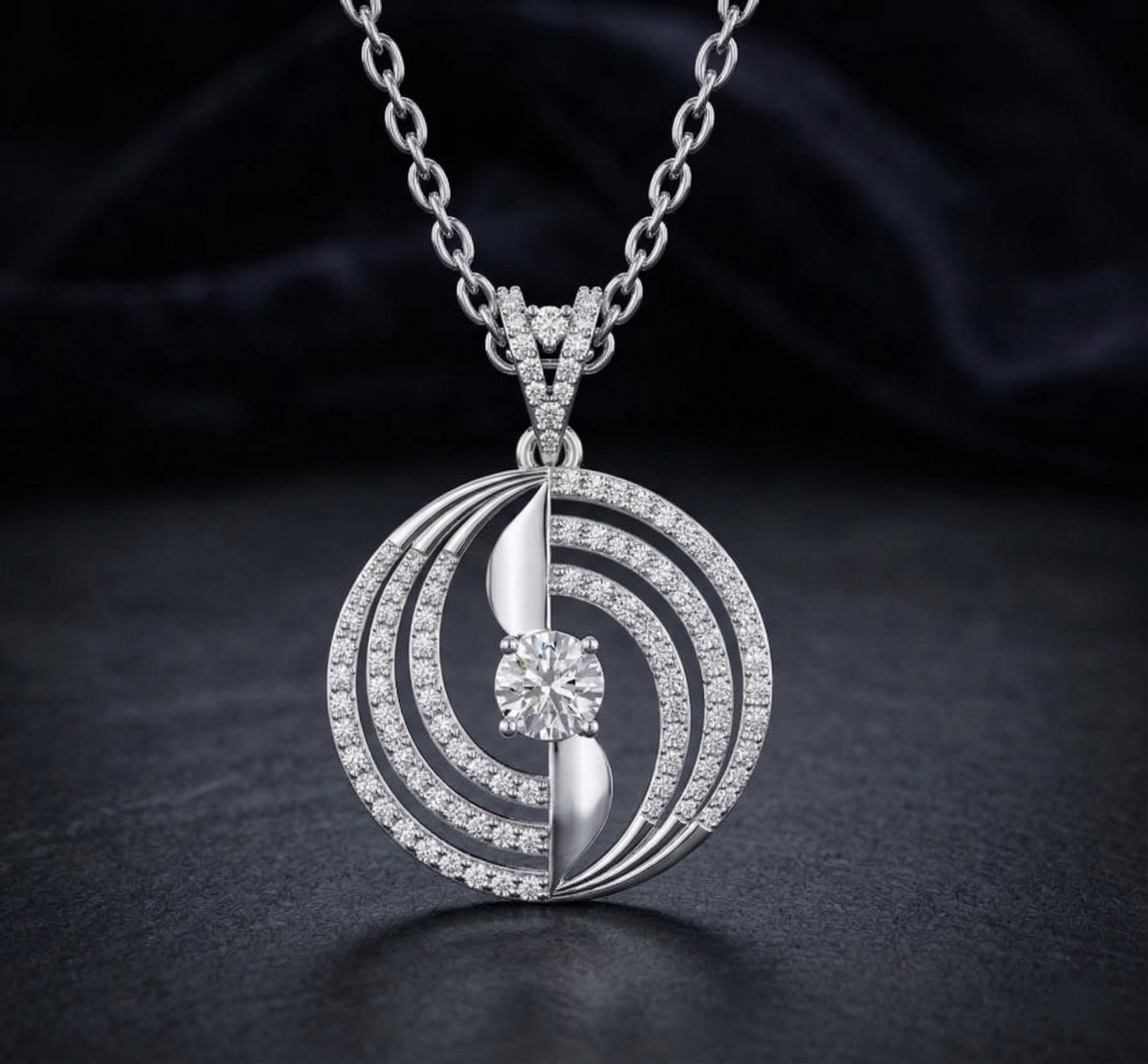 The Diamond Cyclone Pendant