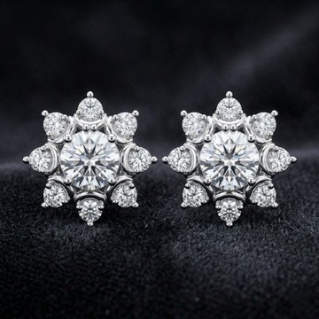 The Snow flower Studs